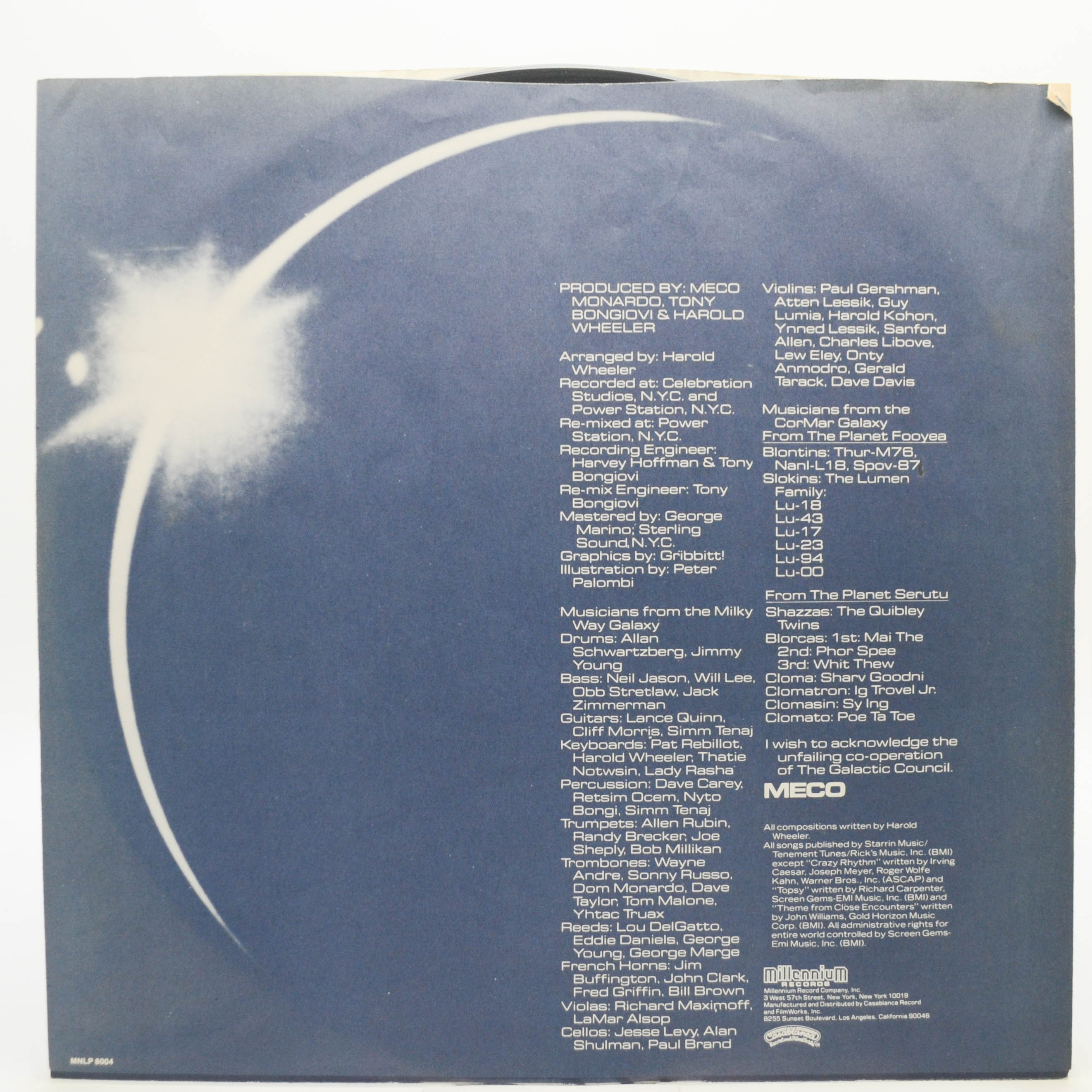 Виниловая пластинка Meco — Encounters Of Every Kind (USA), 1977