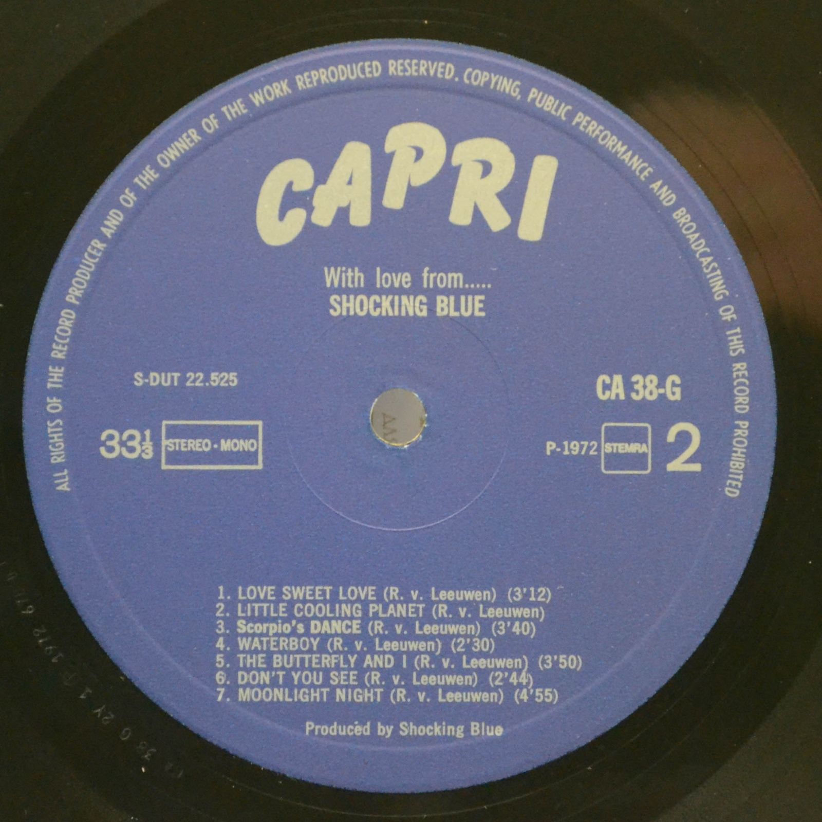 Shocking Blue — With Love From ... (Holland), 1972