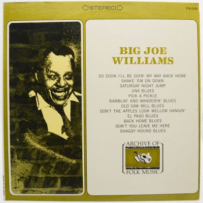 Виниловая пластинка Big Joe Williams, 1968