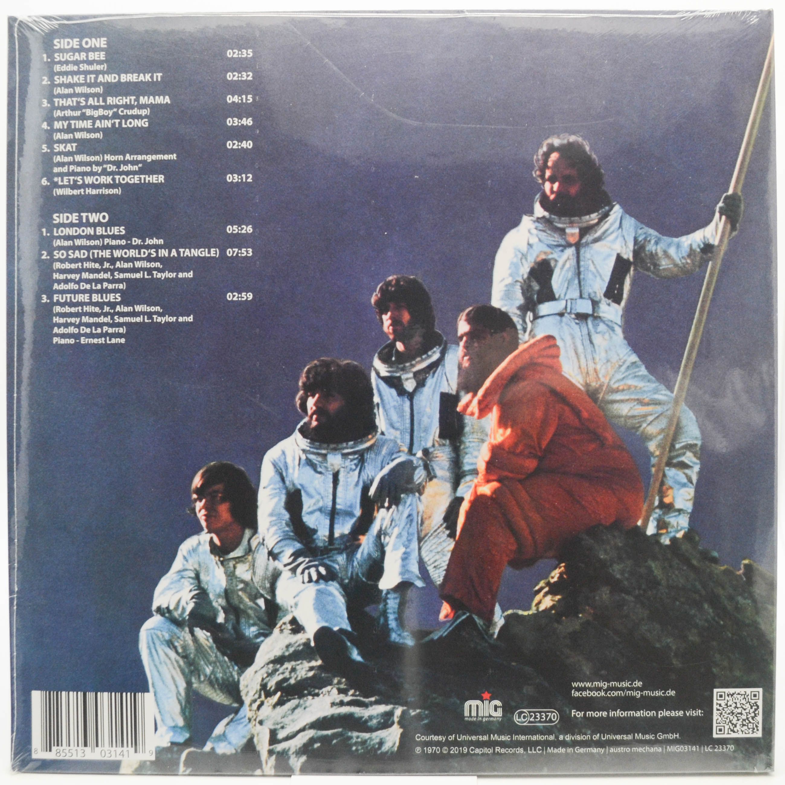 Виниловая пластинка Canned Heat — Future Blues, 1970