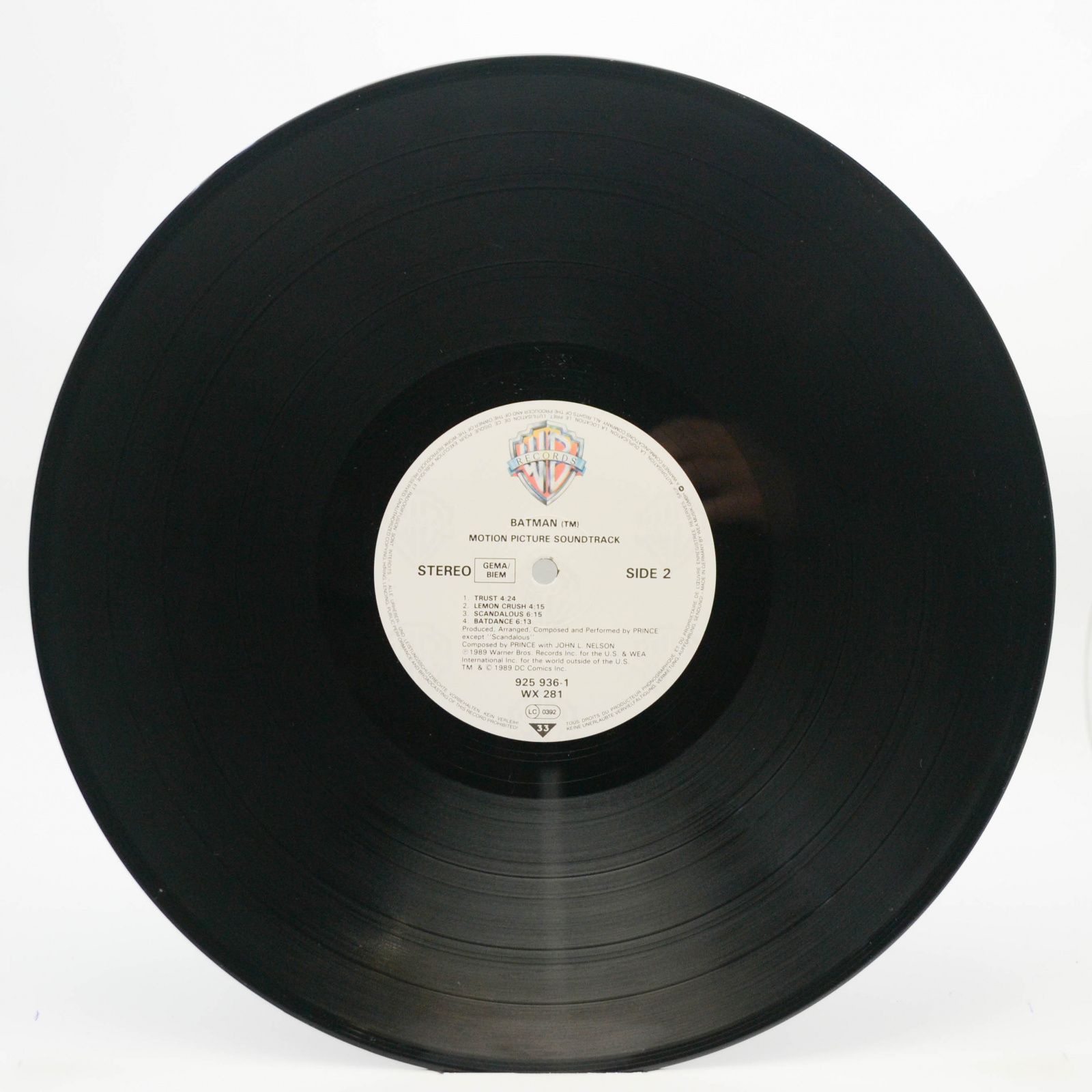 Виниловая пластинка Prince — Batman™ (Motion Picture Soundtrack), 1989