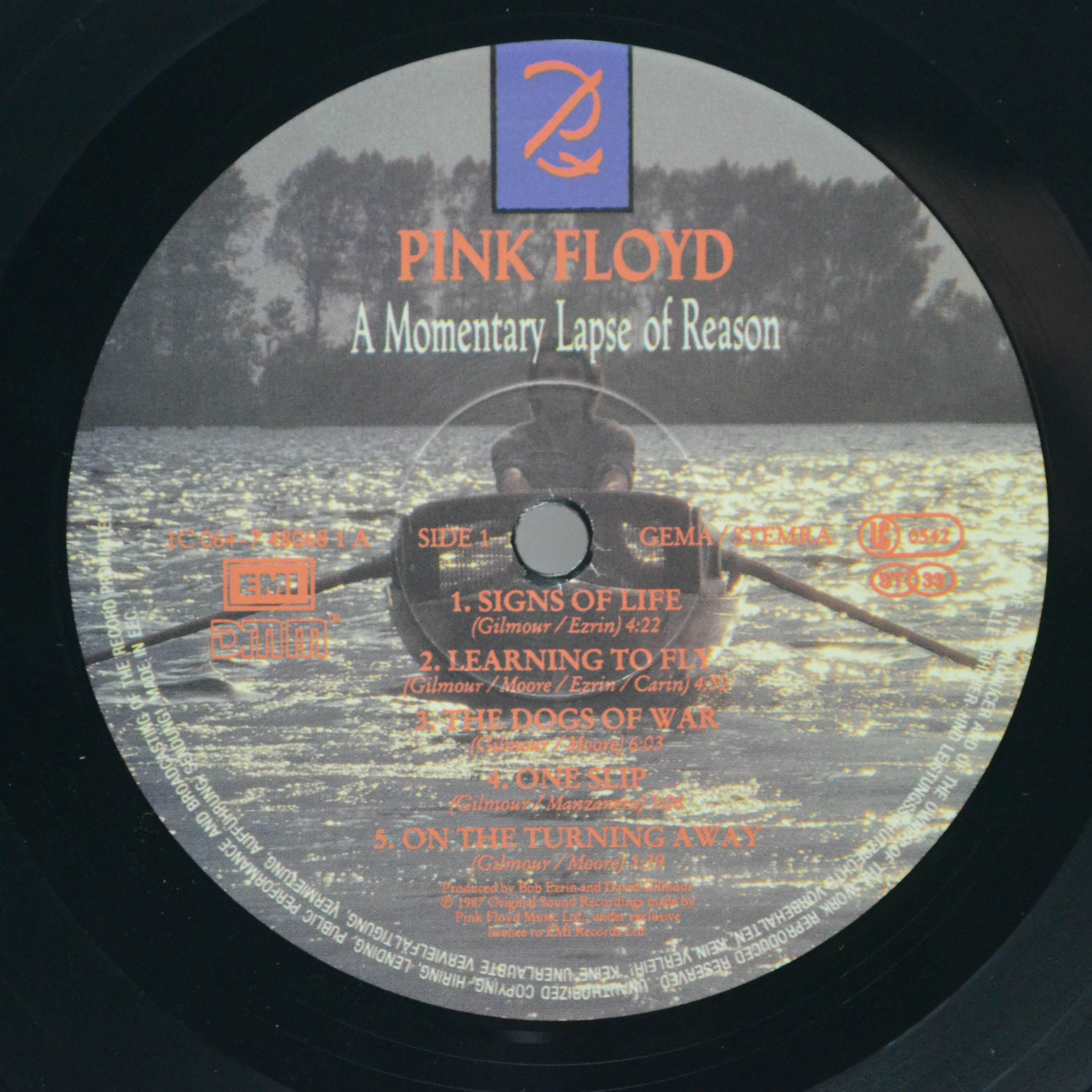 Виниловая пластинка Pink Floyd — A Momentary Lapse Of Reason, 1987