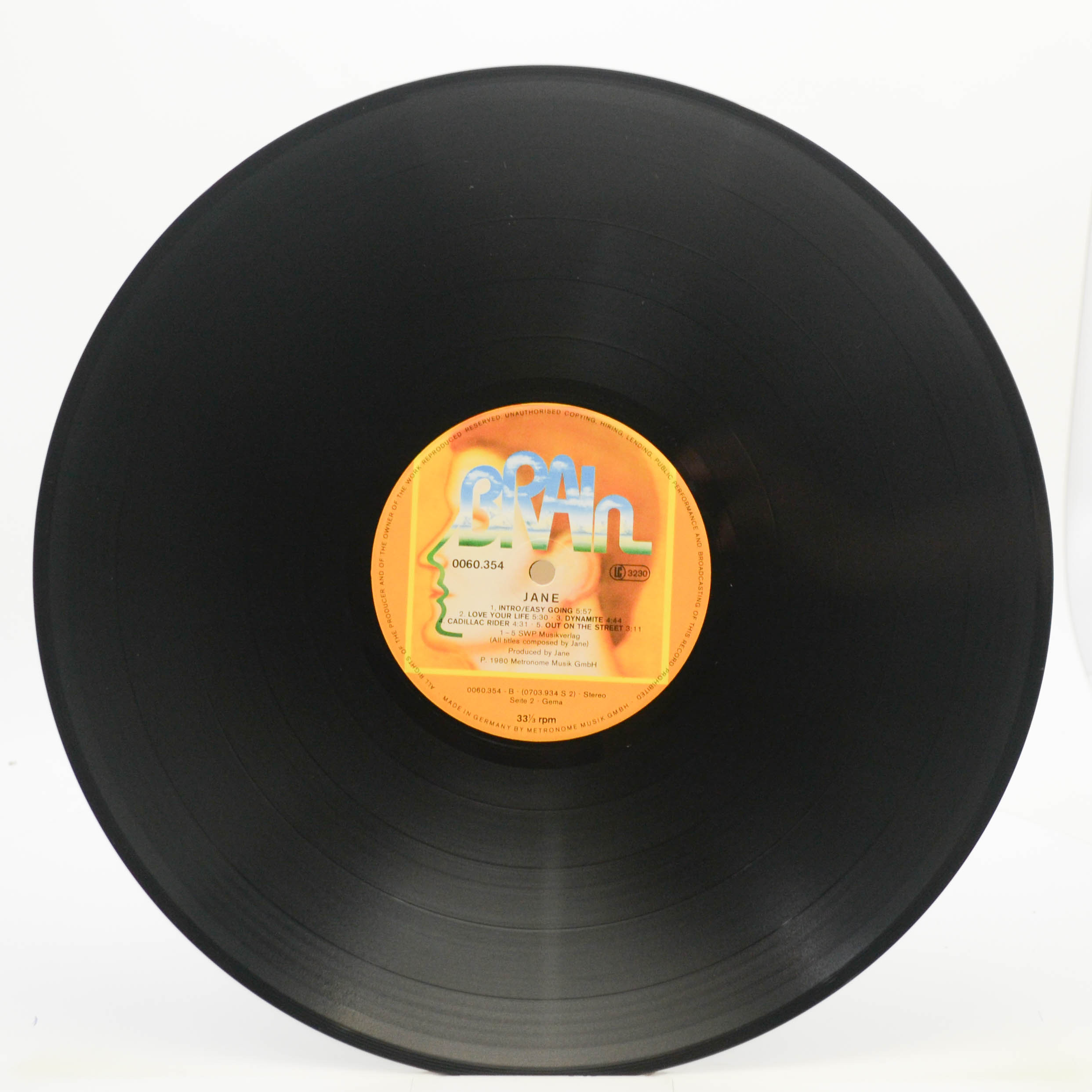 Виниловая пластинка Jane — Jane (1-st, Germany), 1980