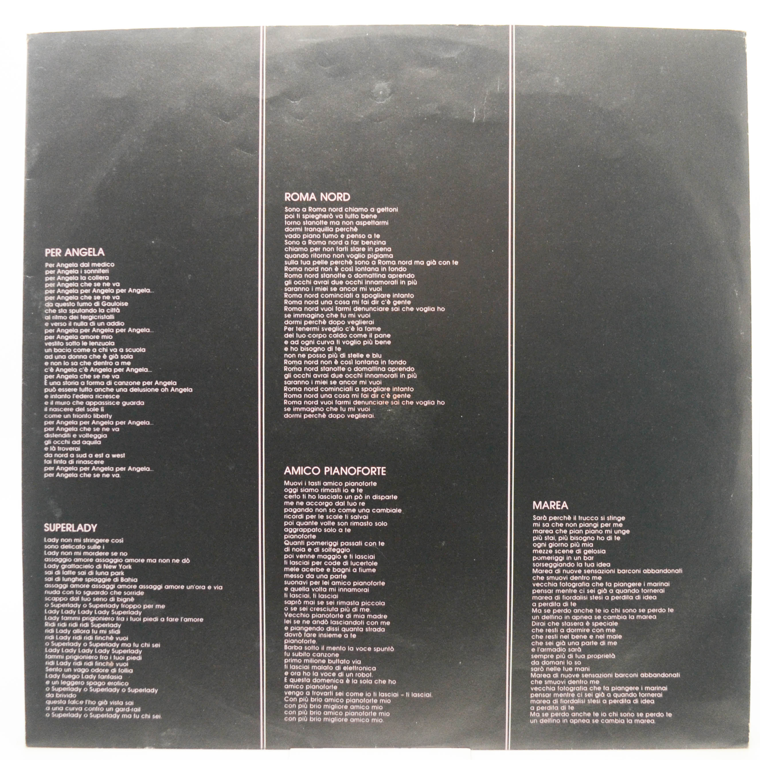Виниловая пластинка Umberto Tozzi — Notte Rosa (1-st, Italy), 1981