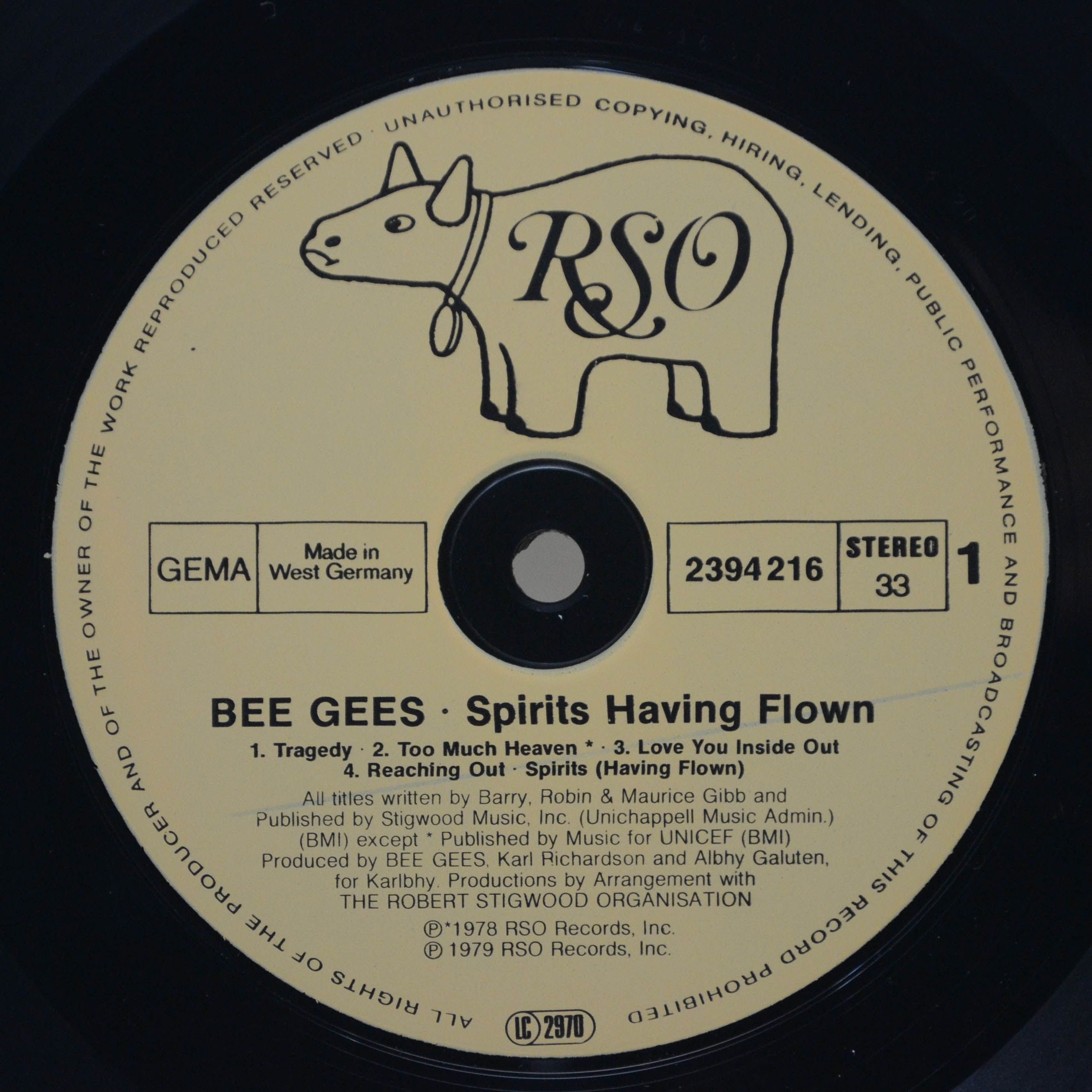 Bee Gees — Spirits Having Flown, 1979