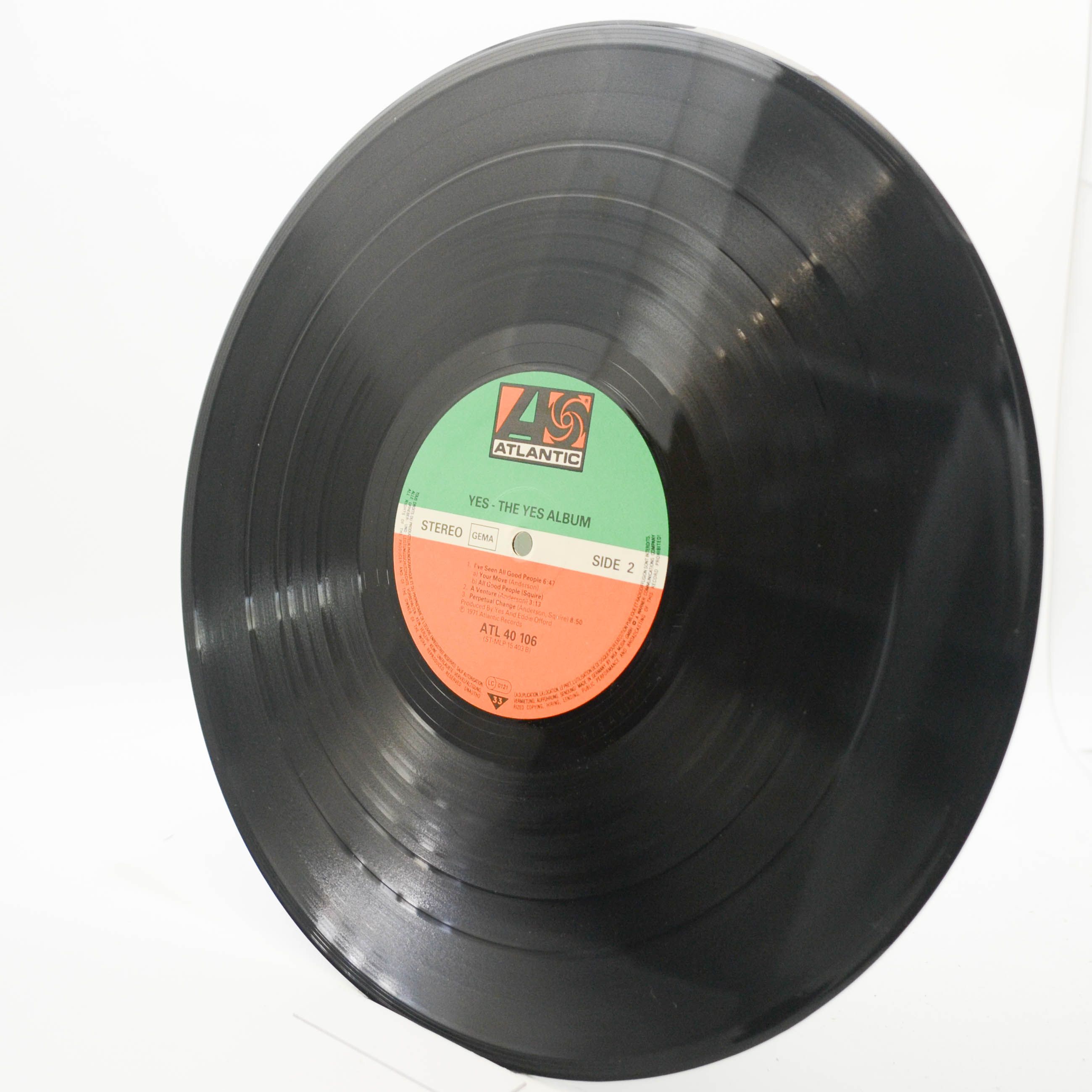Виниловая пластинка Yes — The Yes Album, 1971