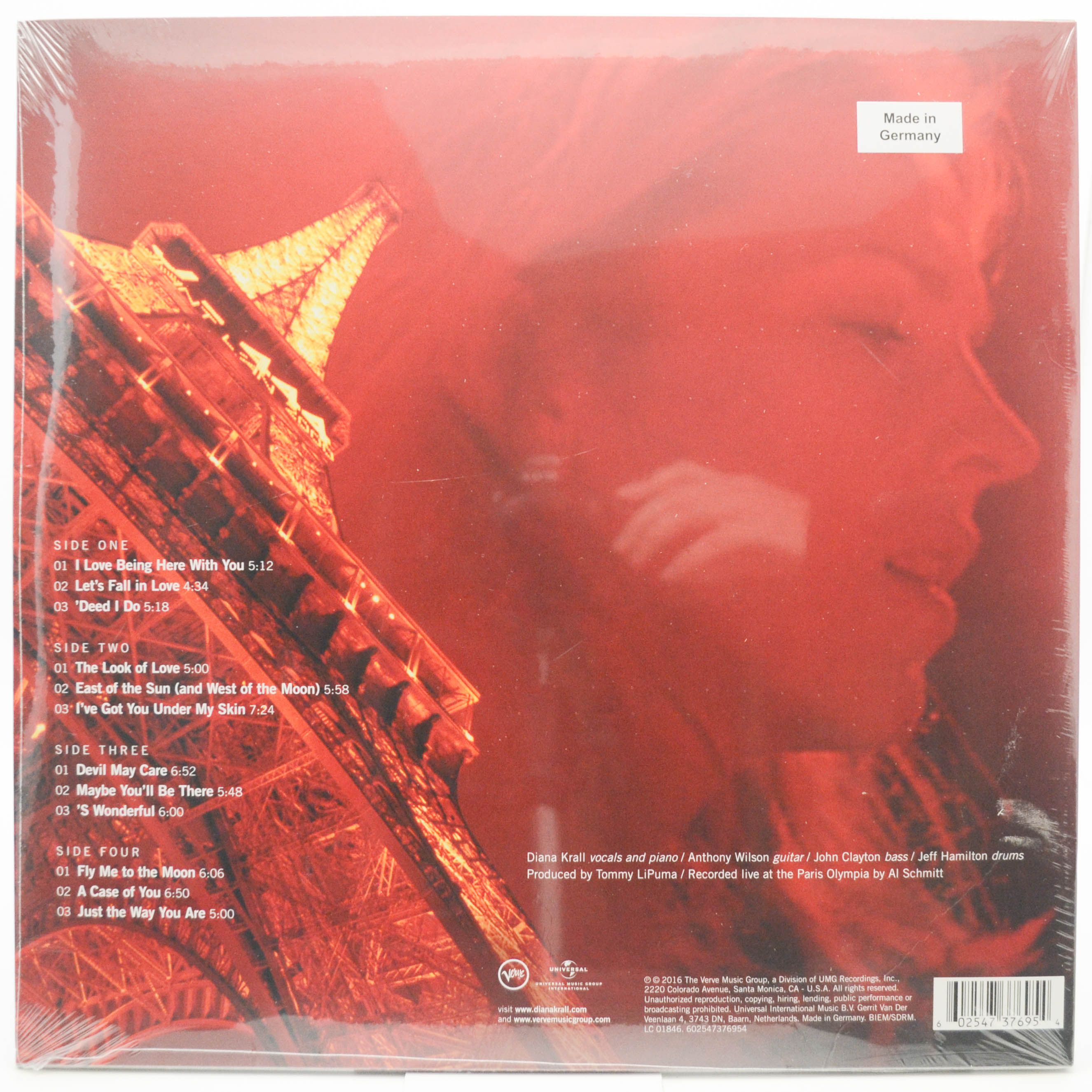 Diana Krall — Live In Paris (2LP), 2002