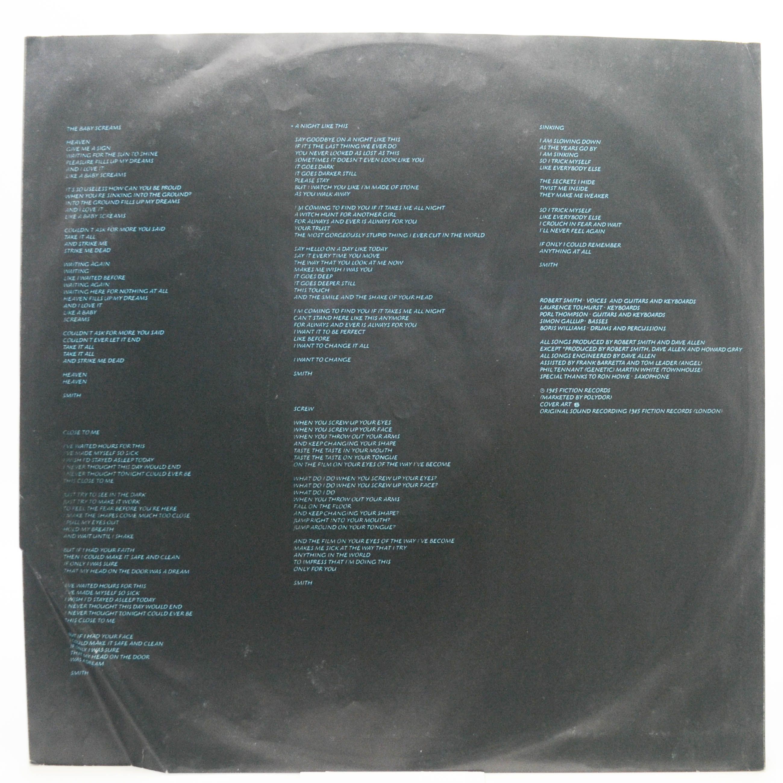 Cure — The Head On The Door, 1985