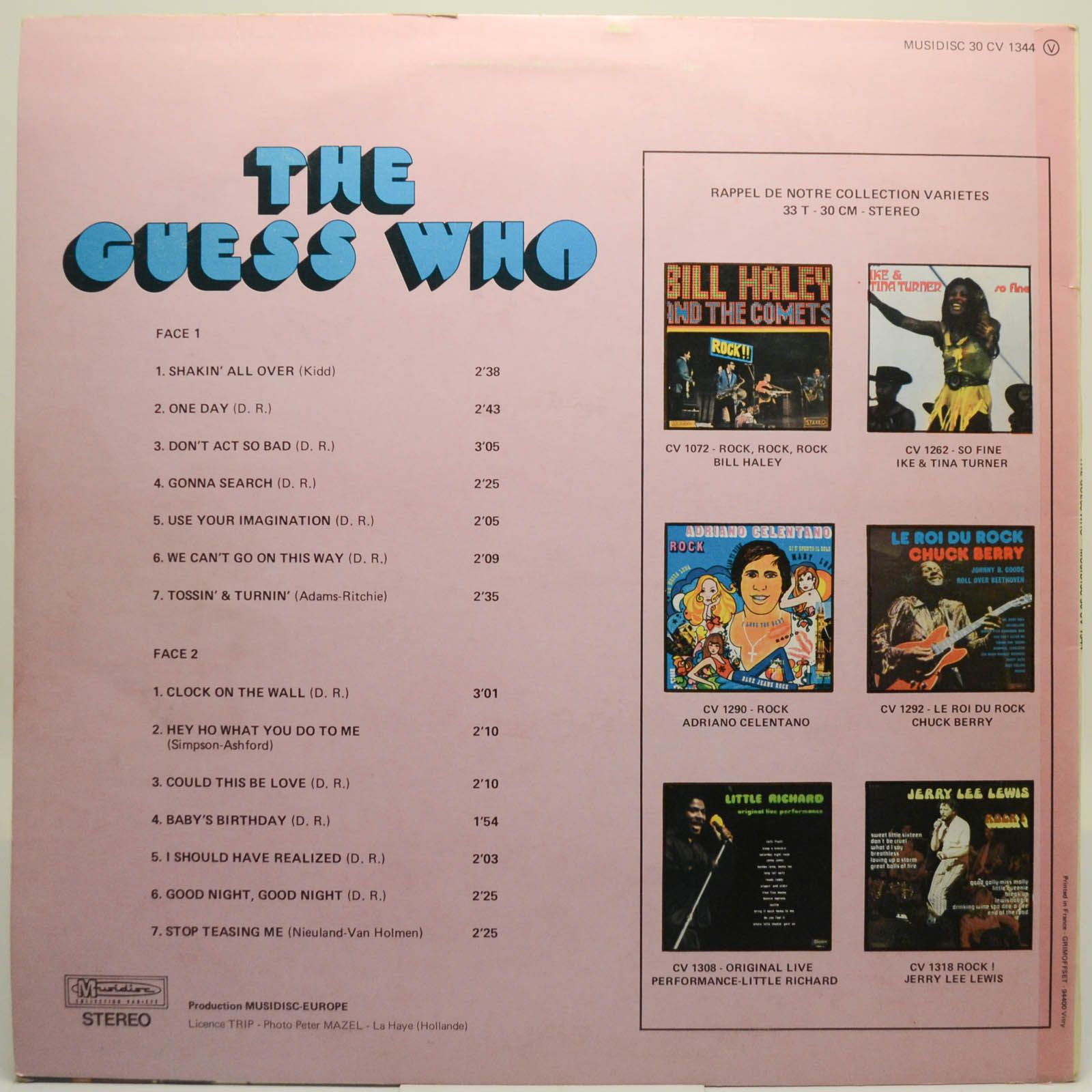 Виниловая пластинка The Guess Who — The Guess Who, 1977