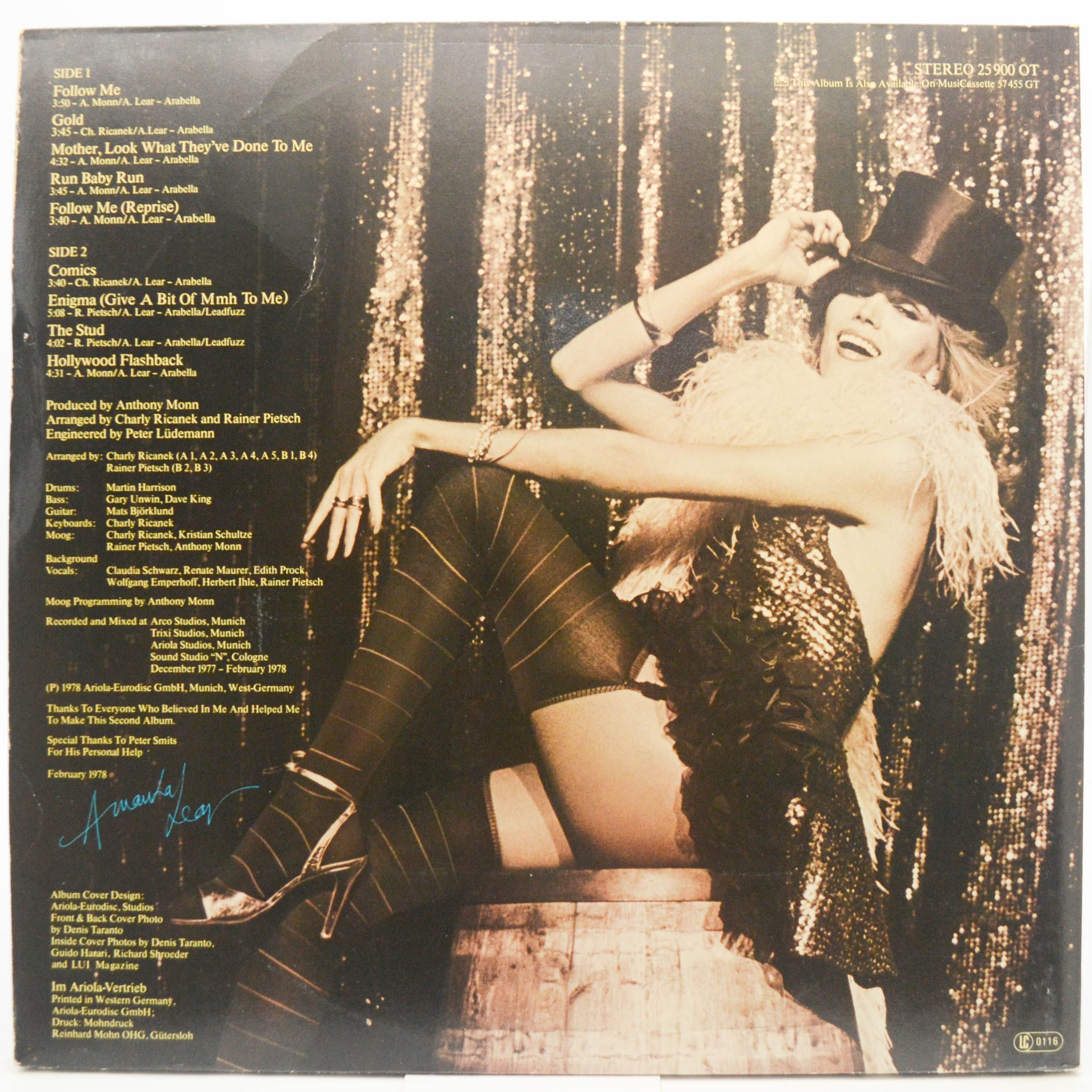Виниловая пластинка Amanda Lear — Sweet Revenge (poster), 1978