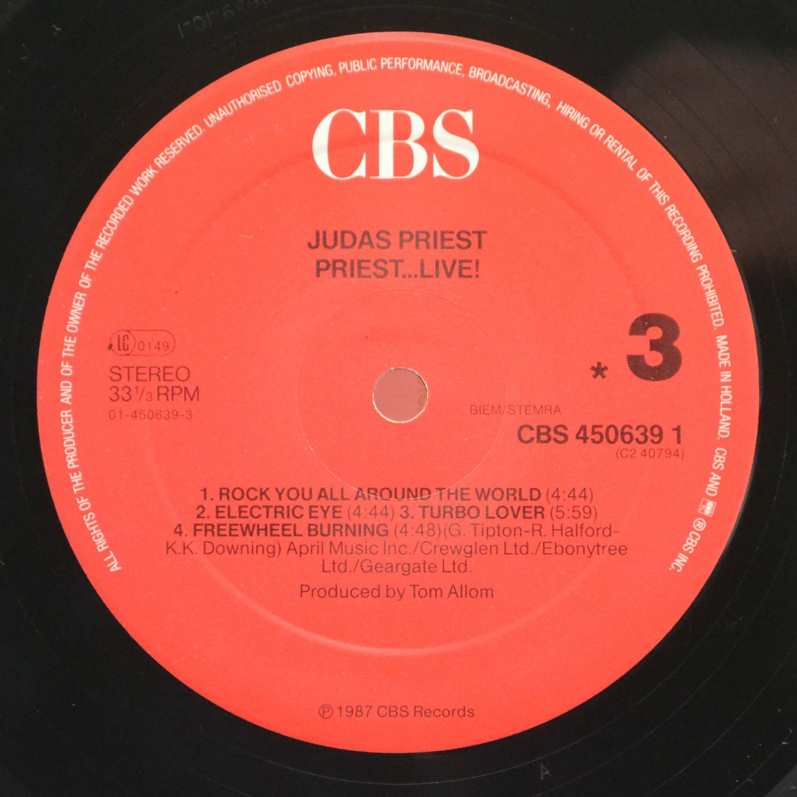 Виниловая пластинка Judas Priest — Priest...Live! (2LP), 1975
