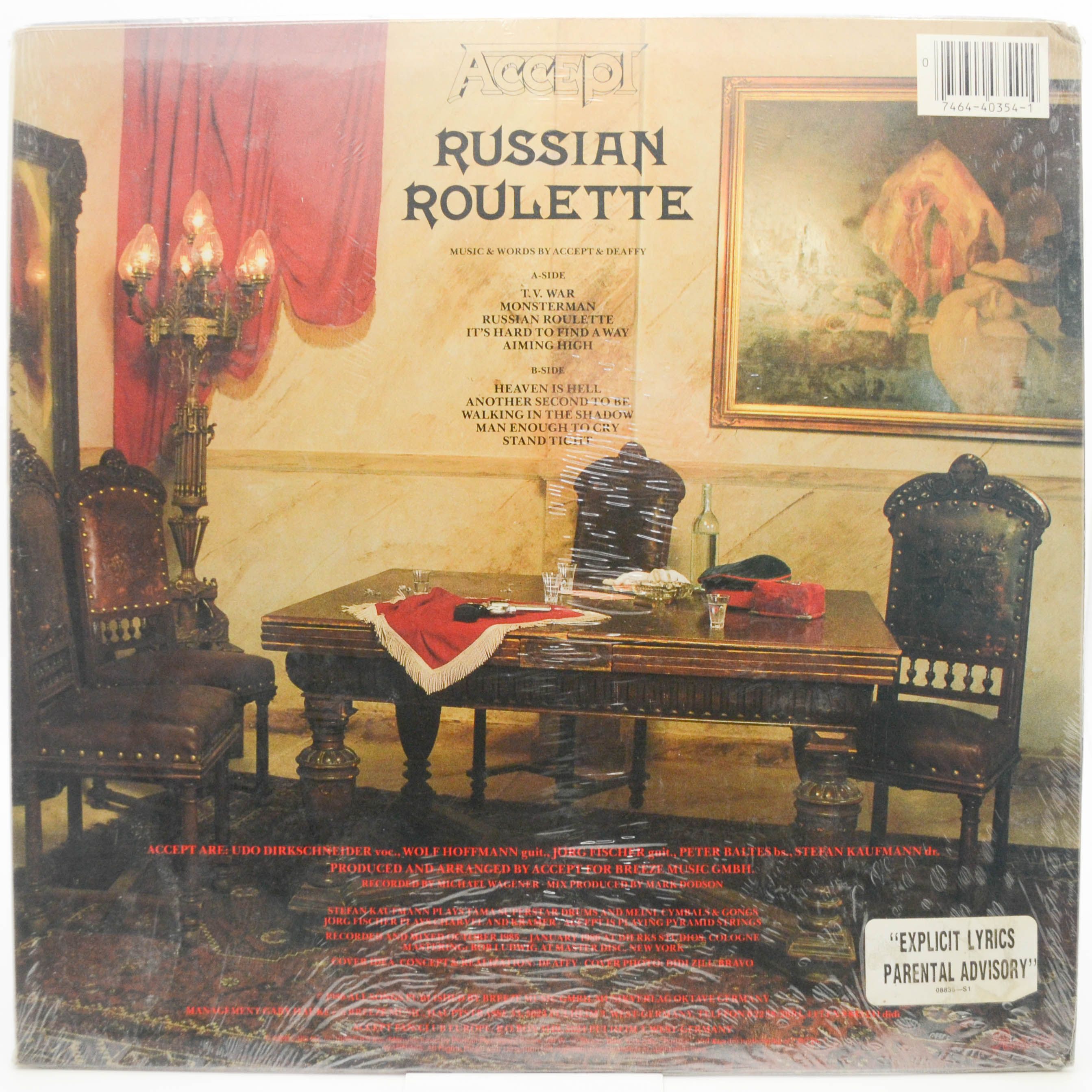 Accept — Russian Roulette (USA), 1986