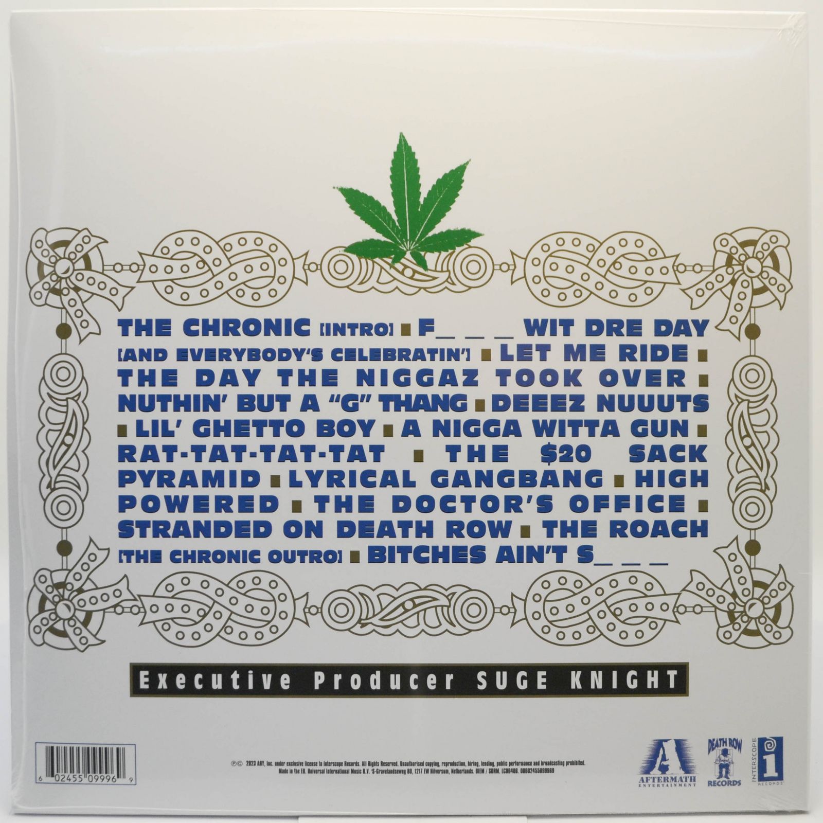 Dr. Dre — The Chronic (2LP), 1992
