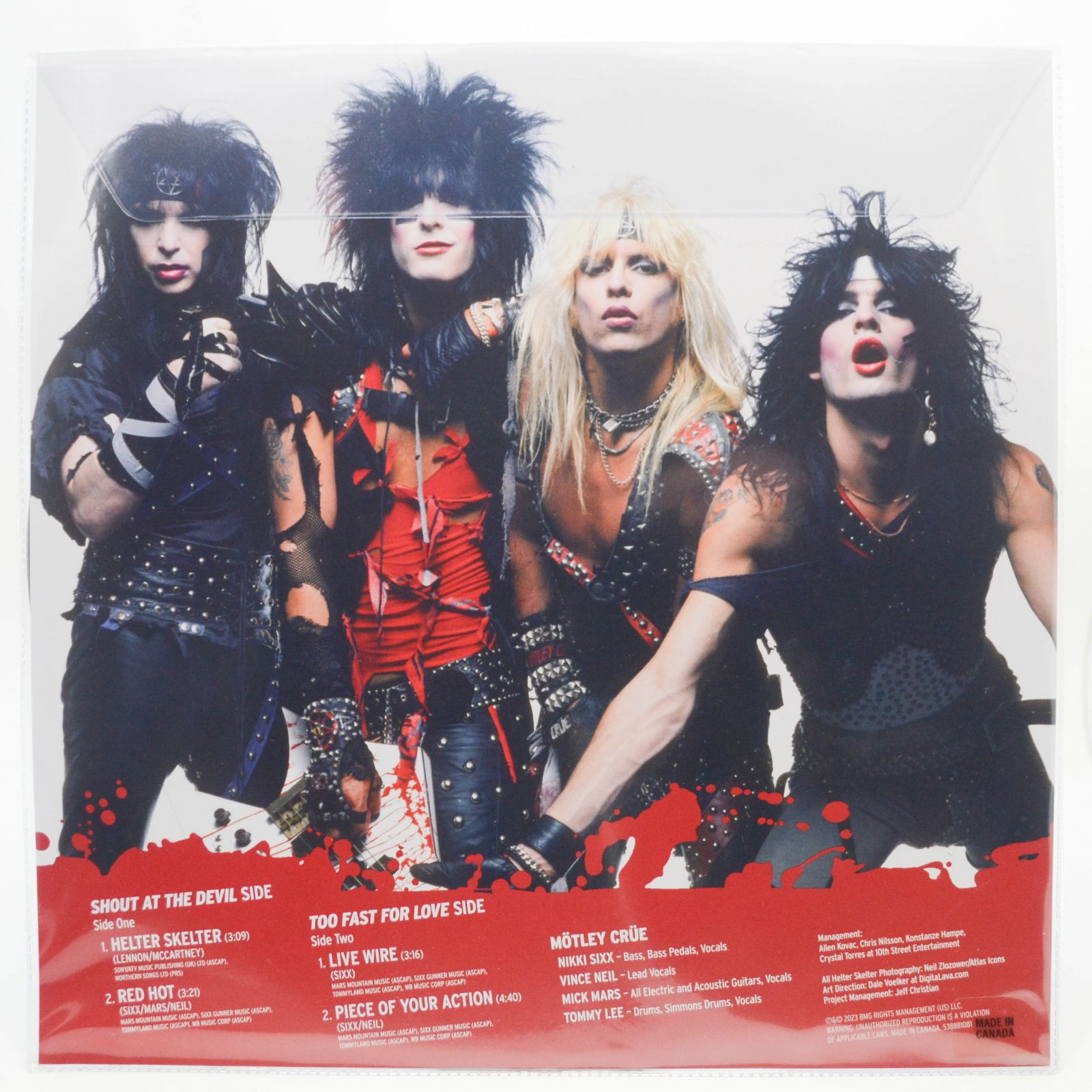 Виниловая пластинка Mötley Crüe — Helter Skelter, 1983