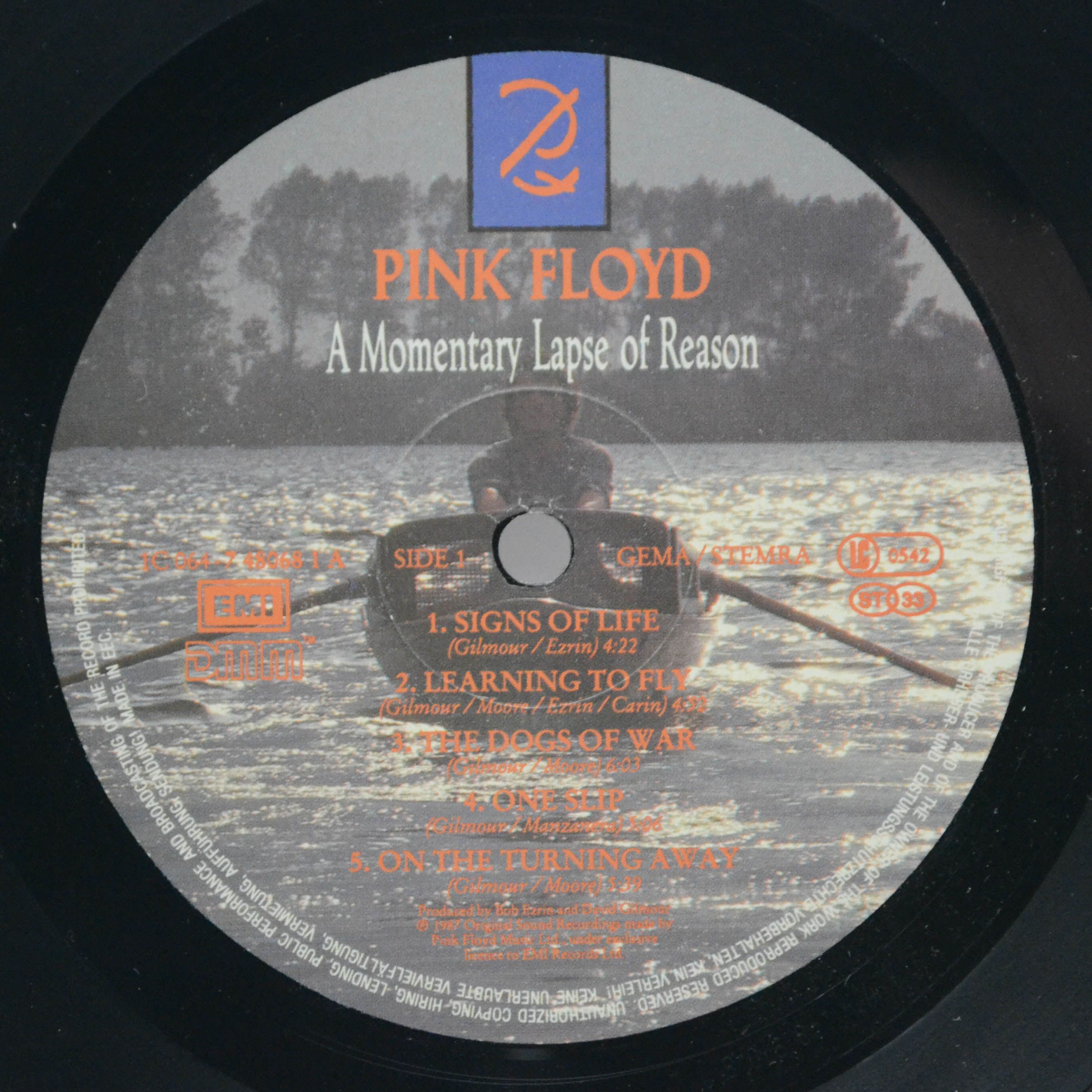 Виниловая пластинка Pink Floyd — A Momentary Lapse Of Reason, 1987
