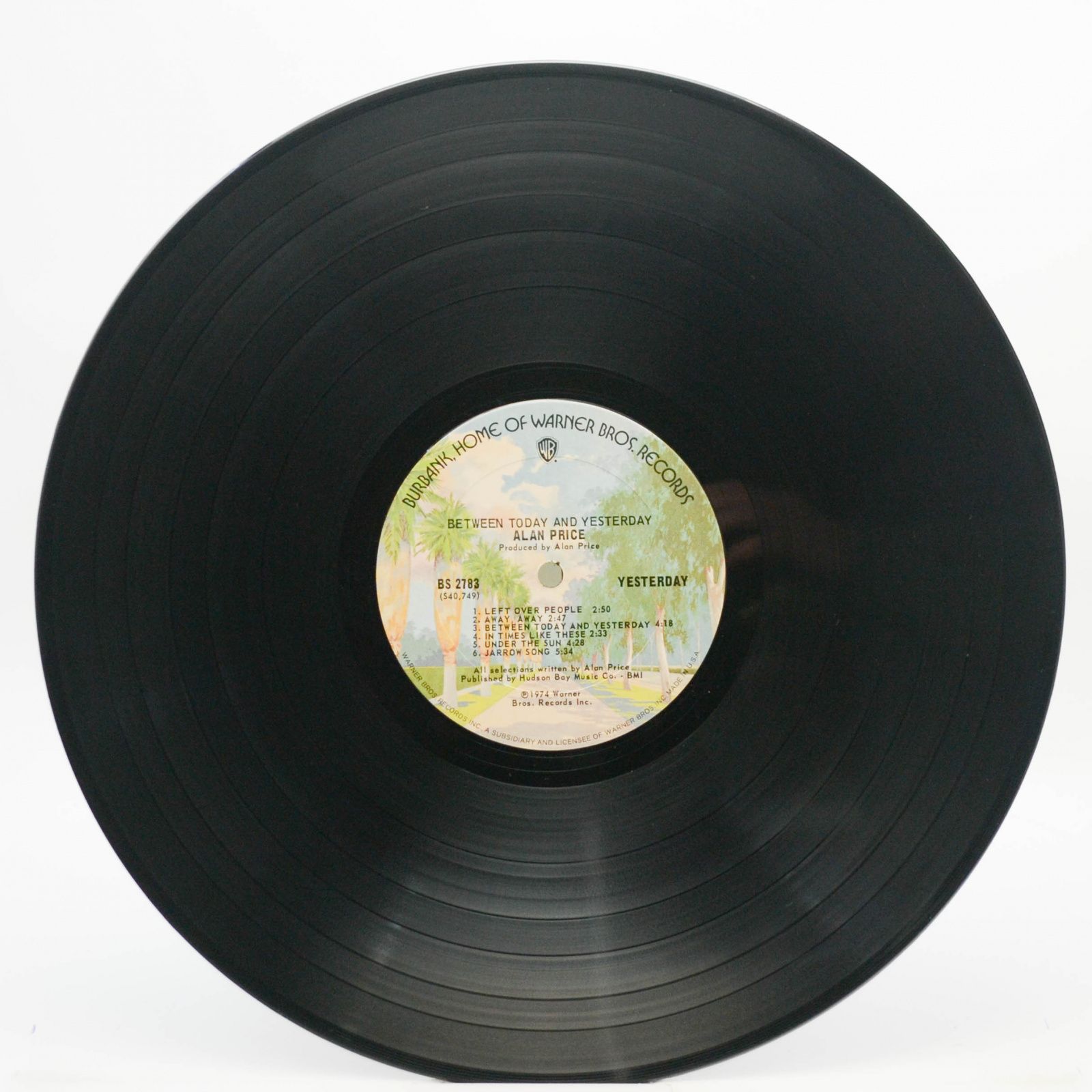 Виниловая пластинка Alan Price — Between Today And Yesterday (USA), 1974