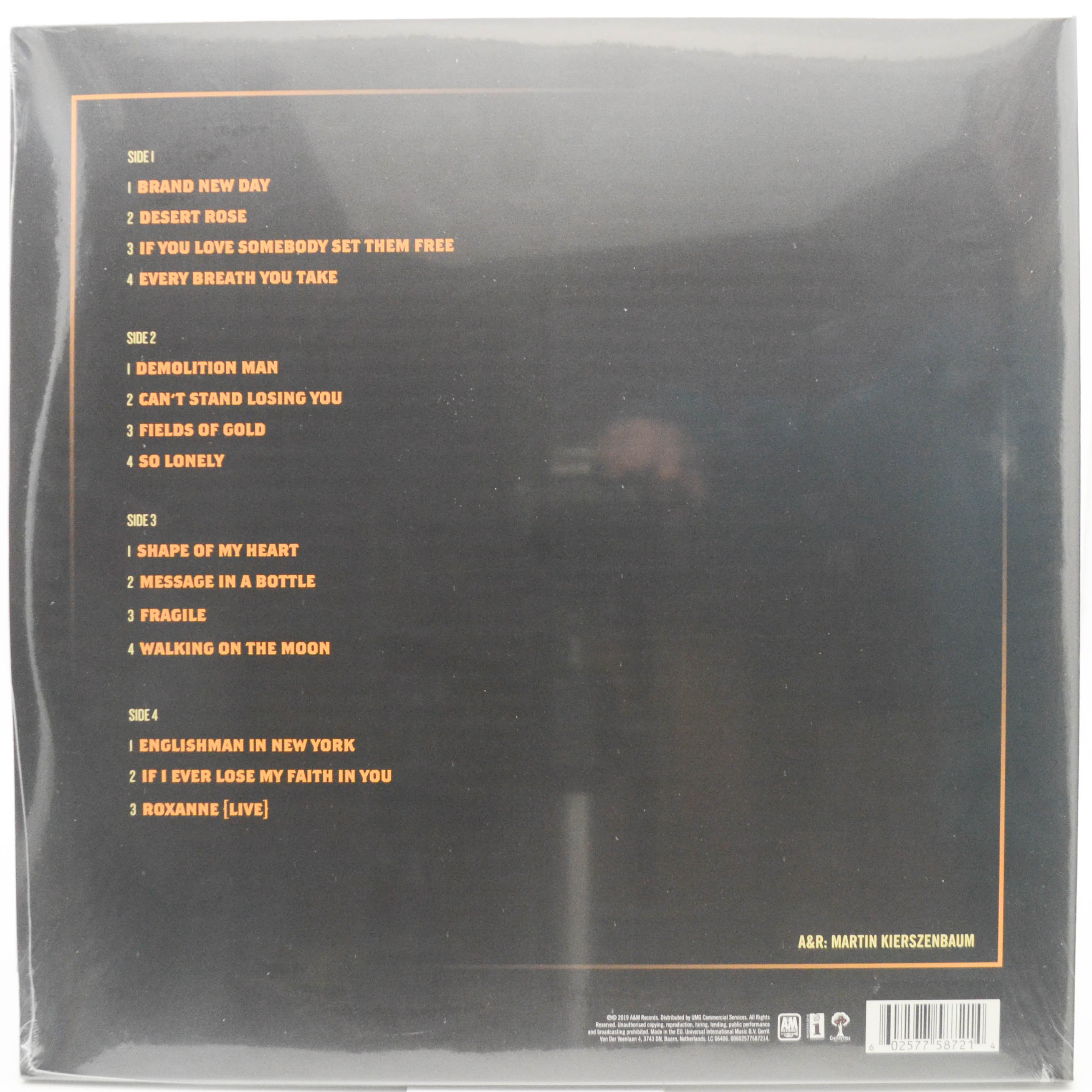 Sting — My Songs (2LP), 2019