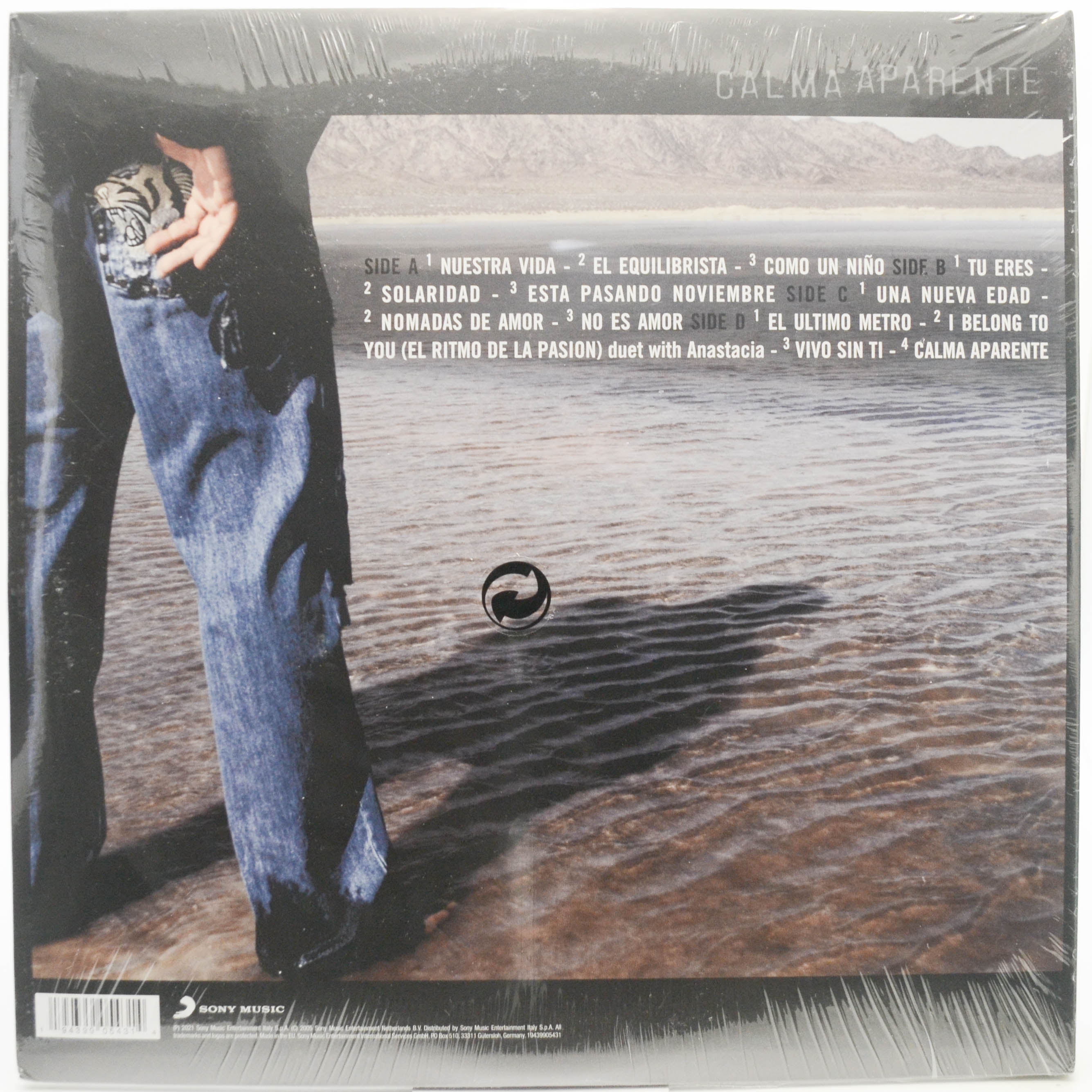 Виниловая пластинка Eros Ramazzotti — Calma Aparente (2LP), 2005