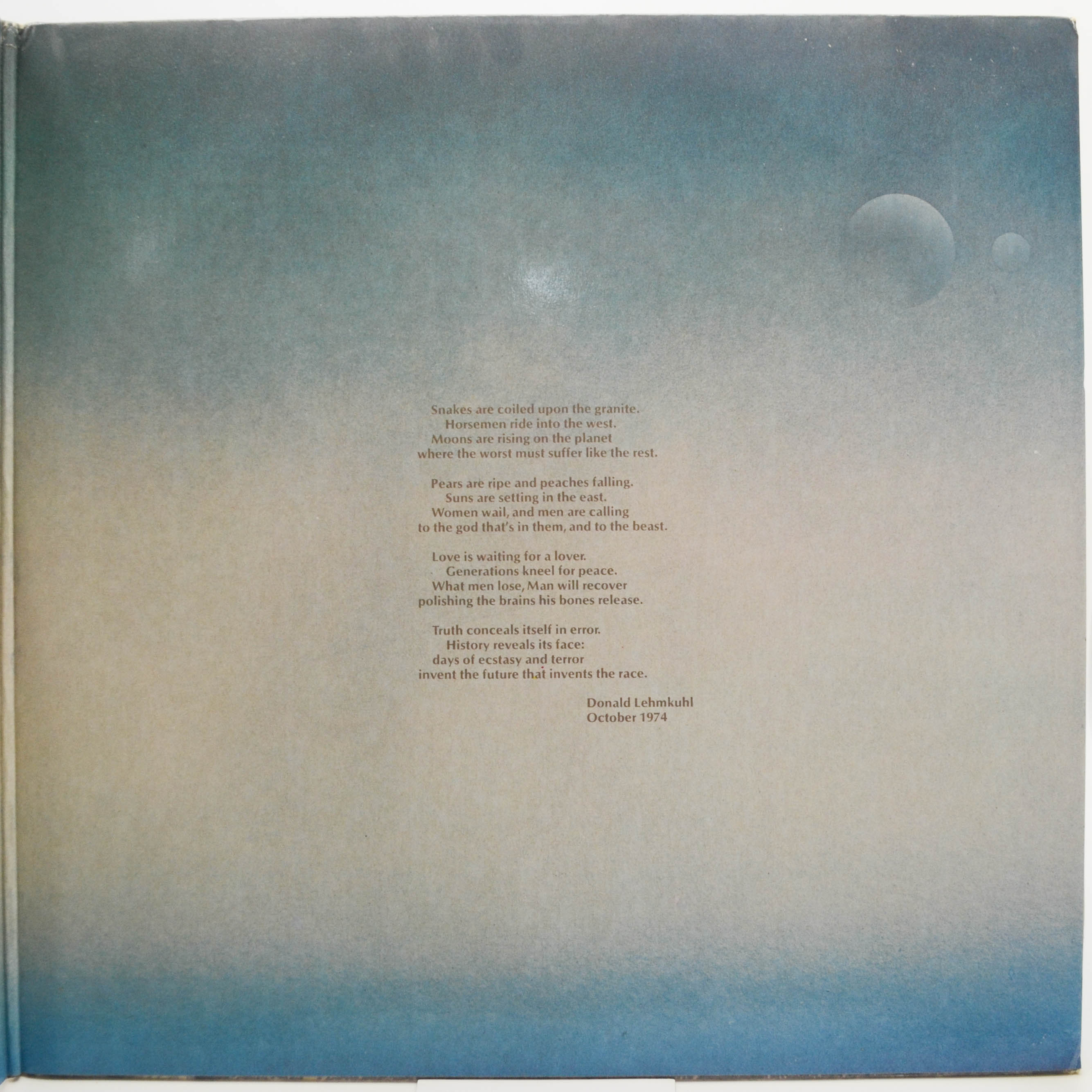 Виниловая пластинка Yes — Relayer, 1974