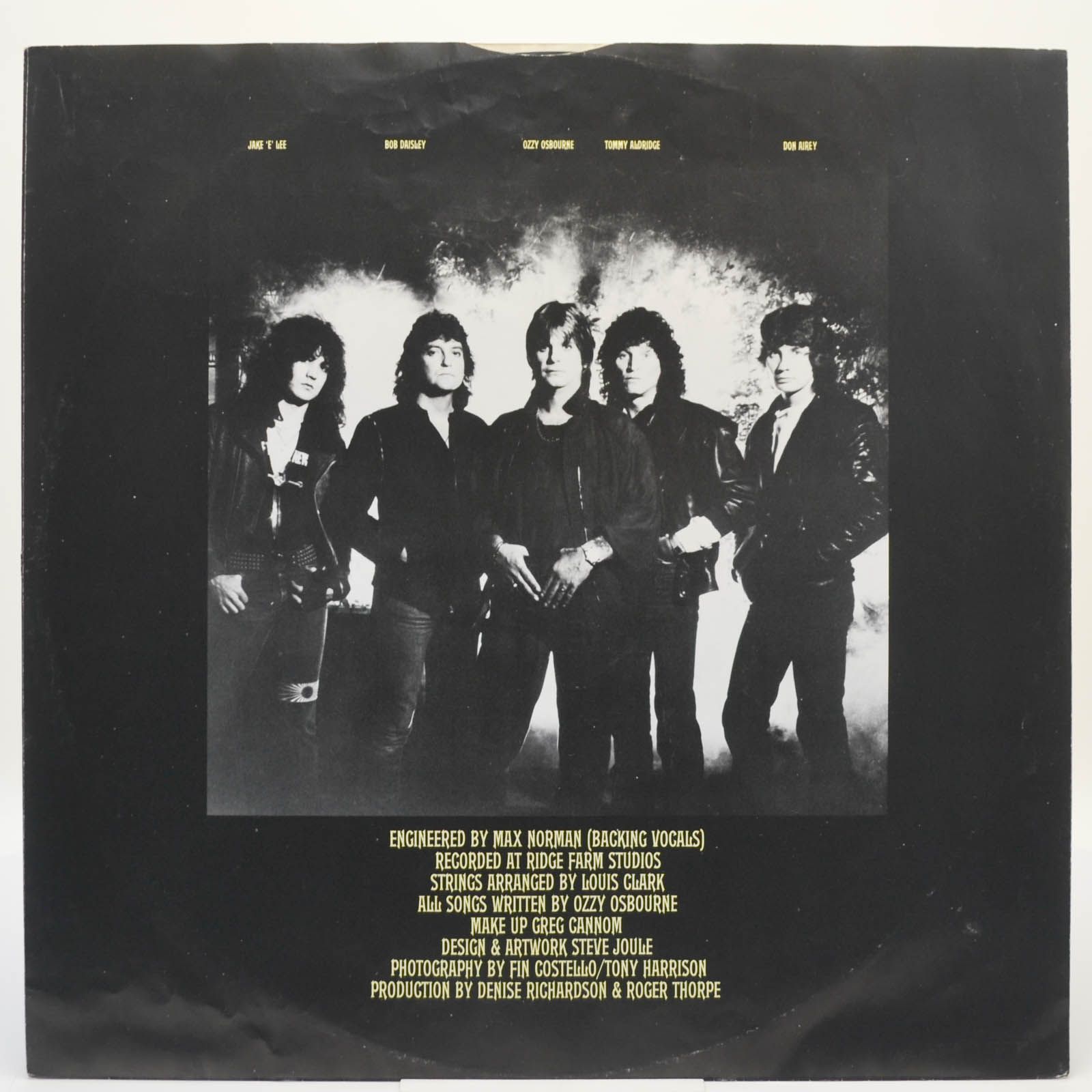 Виниловая пластинка Ozzy Osbourne — Bark At The Moon, 1983
