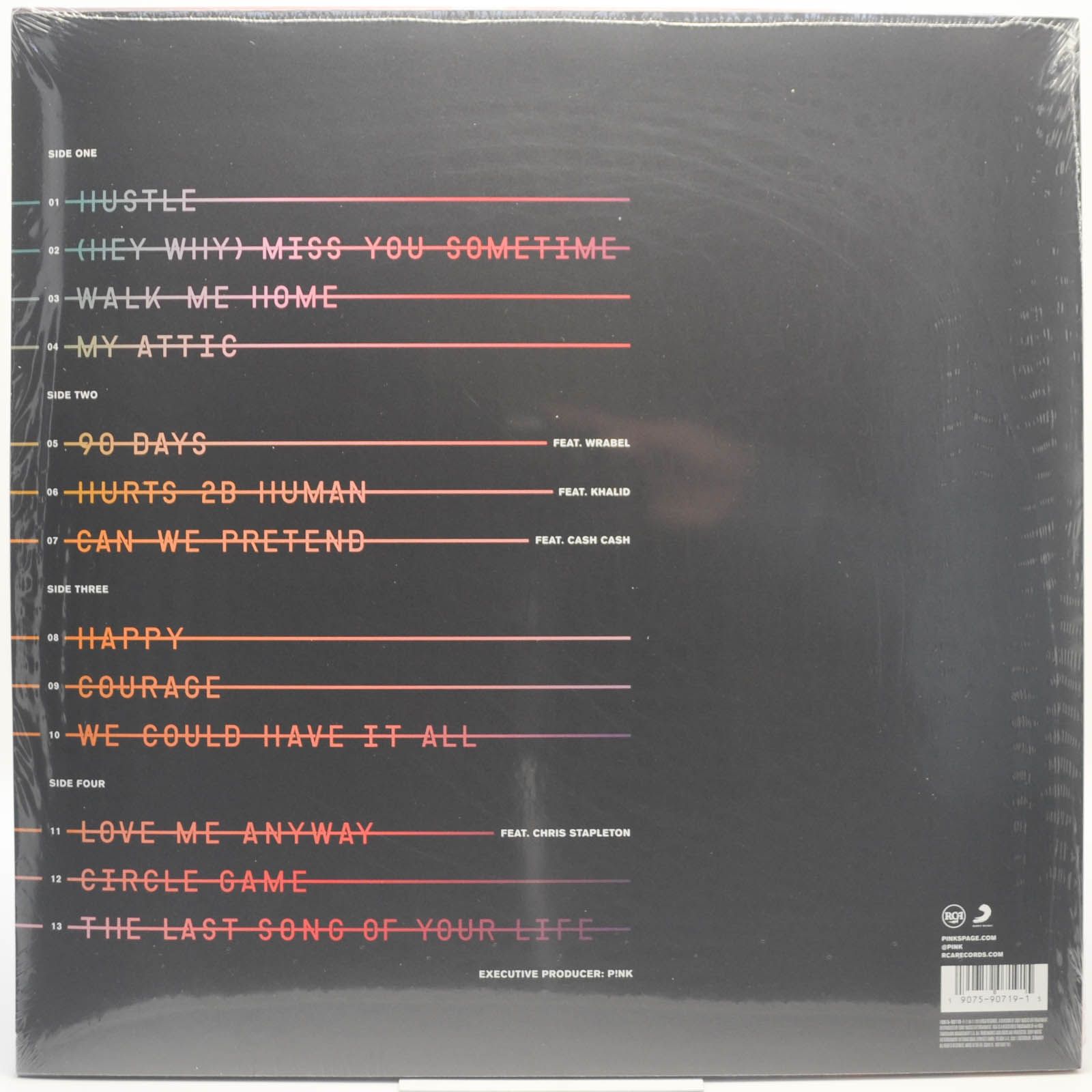 Виниловая пластинка P!NK — Hurts 2B Human (2LP), 2019