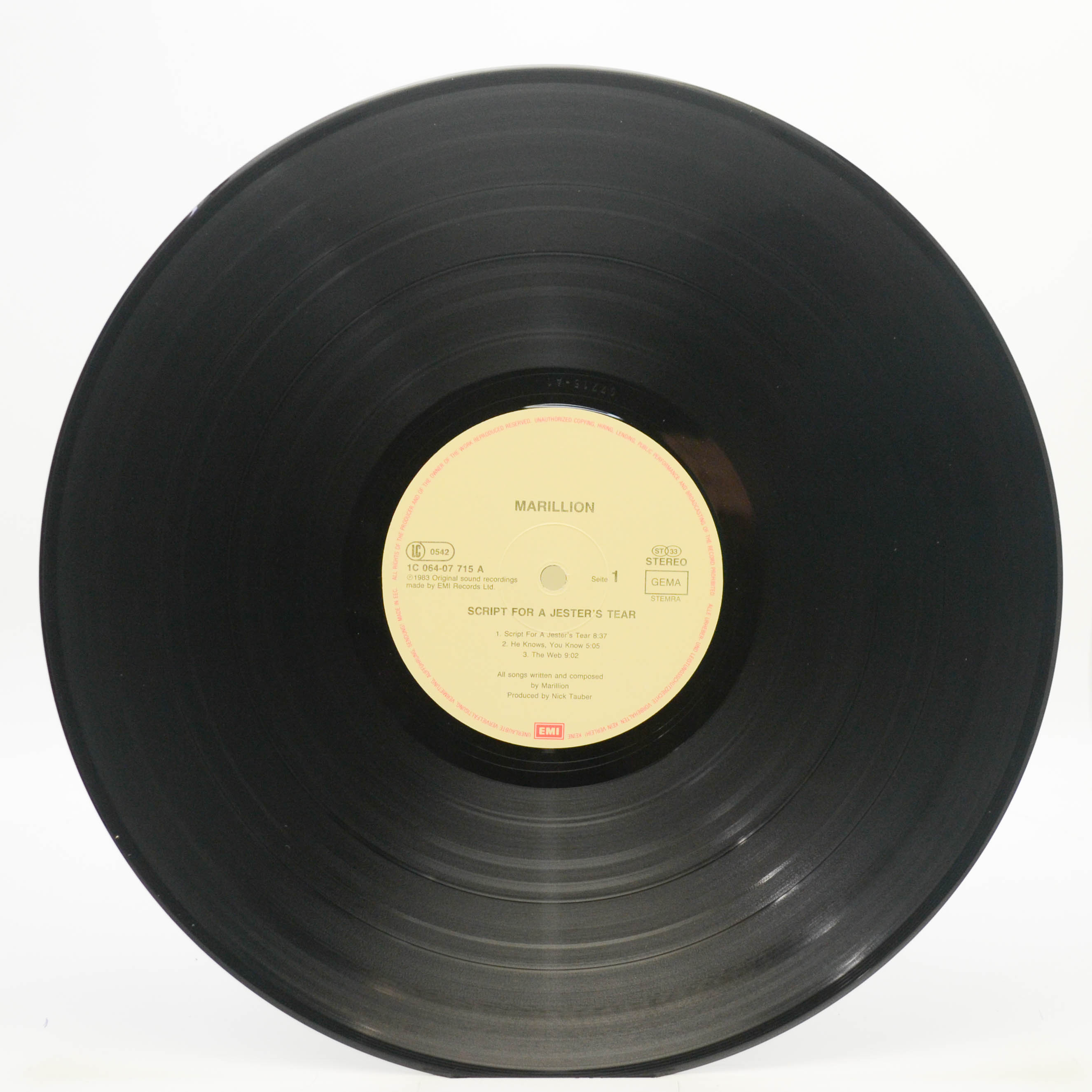 Marillion — Script For A Jester's Tear, 1983