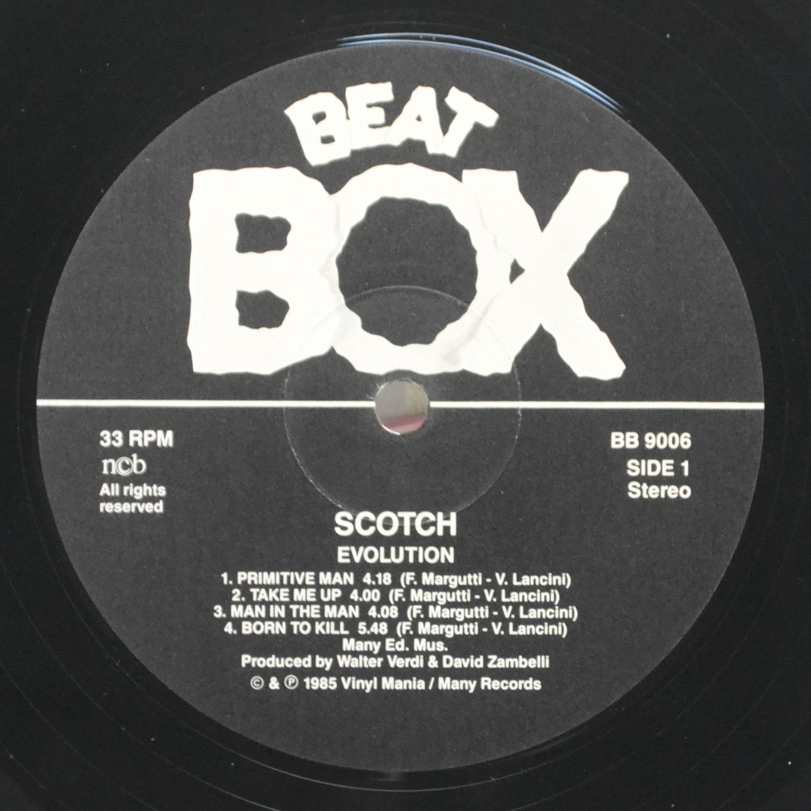 Виниловая пластинка Scotch — Evolution, 1985