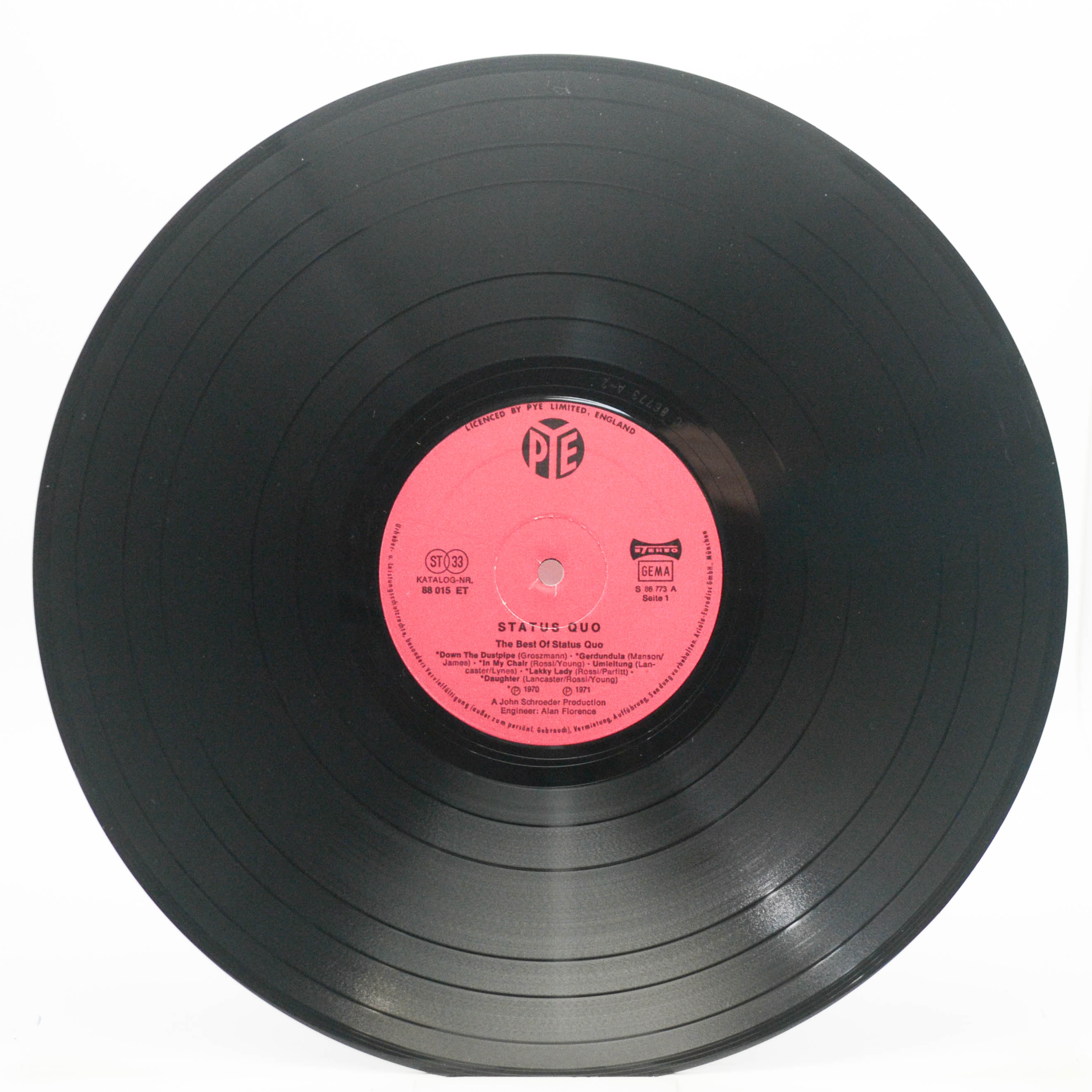 Виниловая пластинка Status Quo — The Best Of Status Quo, 1971