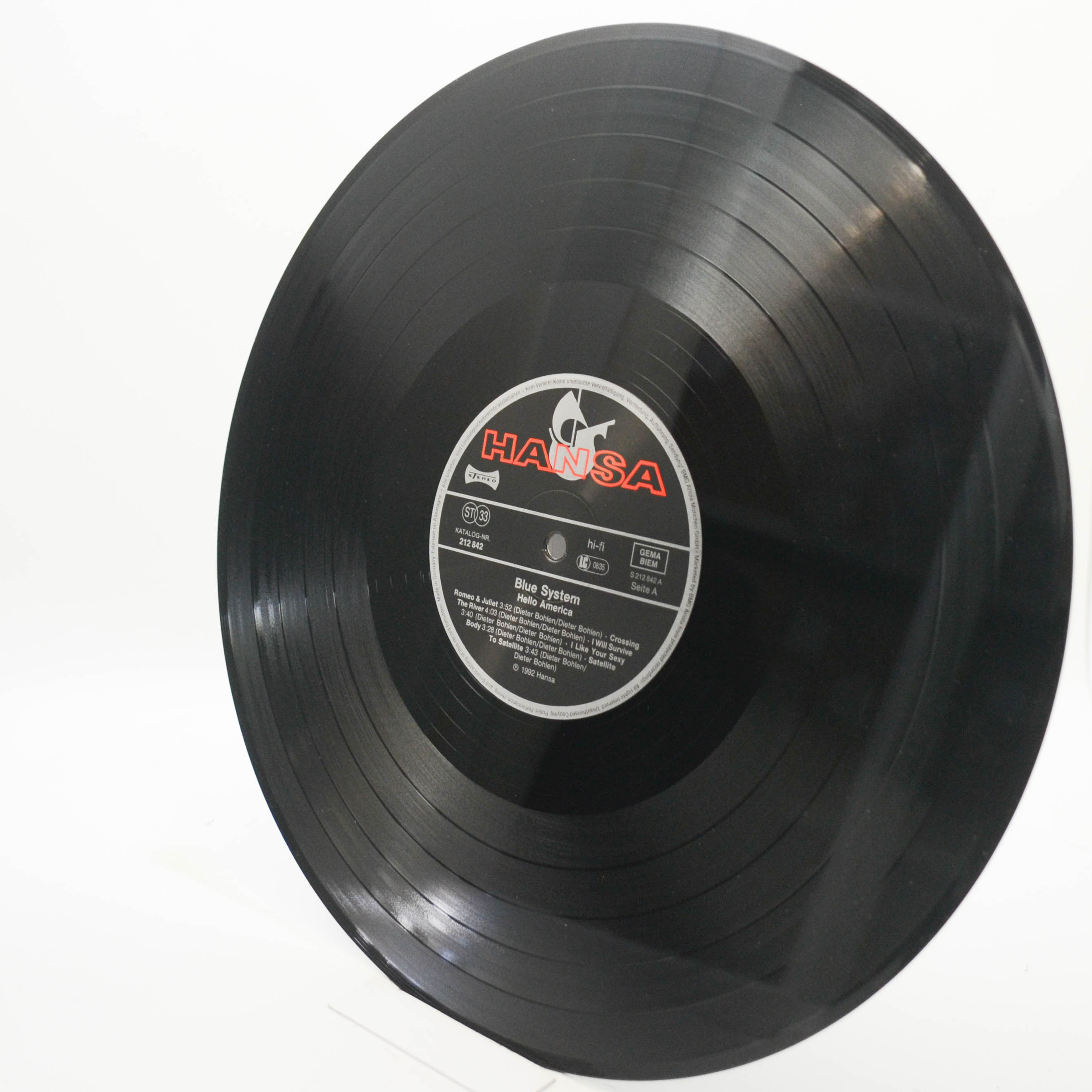 Blue System — Hello America, 1992