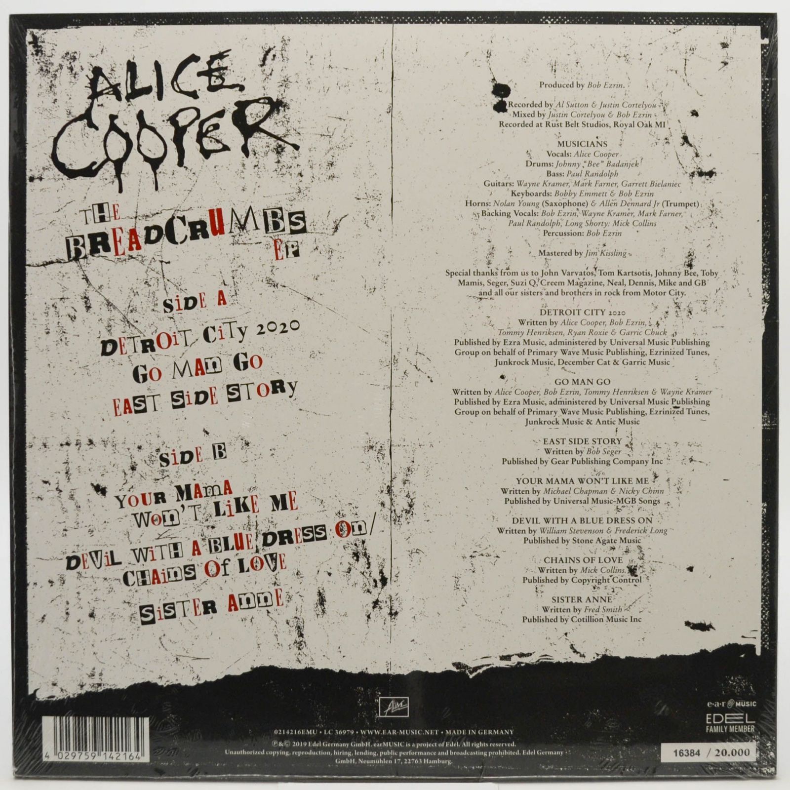 Alice Cooper — The Breadcrumbs EP, 2019