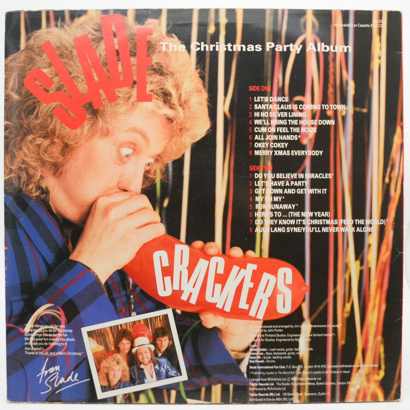 Slade — Crackers (The Christmas Party Album) (UK), 1985