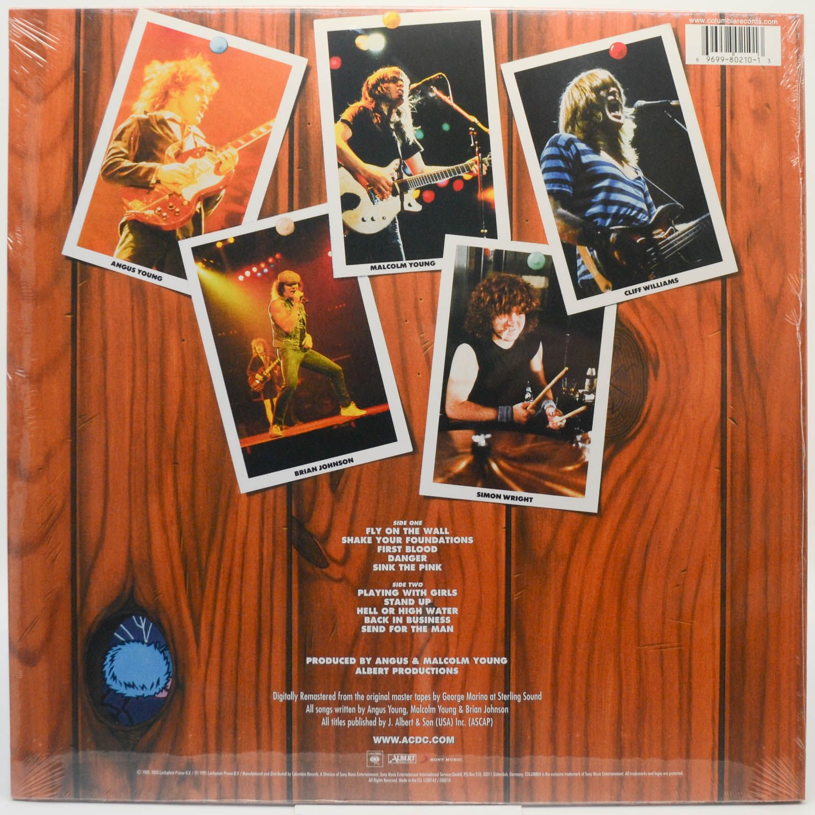 Виниловая пластинка AC/DC — Fly On The Wall, 1985