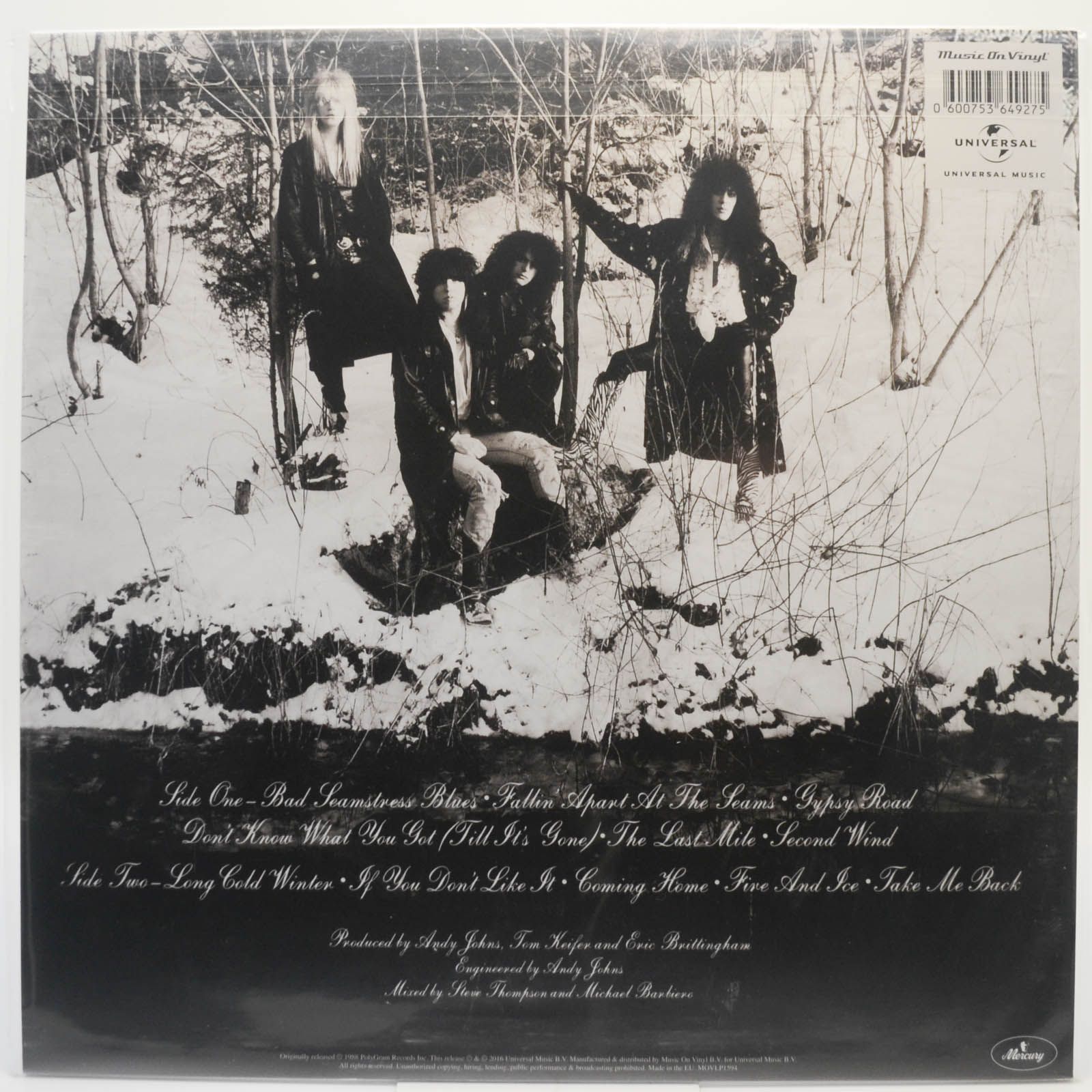 Cinderella — Long Cold Winter, 1988