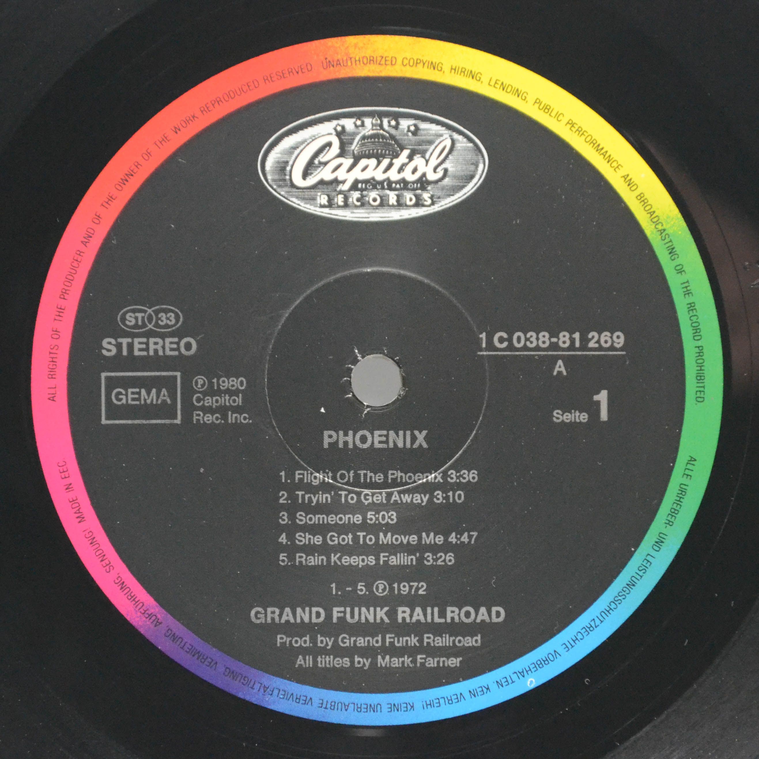 Виниловая пластинка Grand Funk — Phoenix, 1972