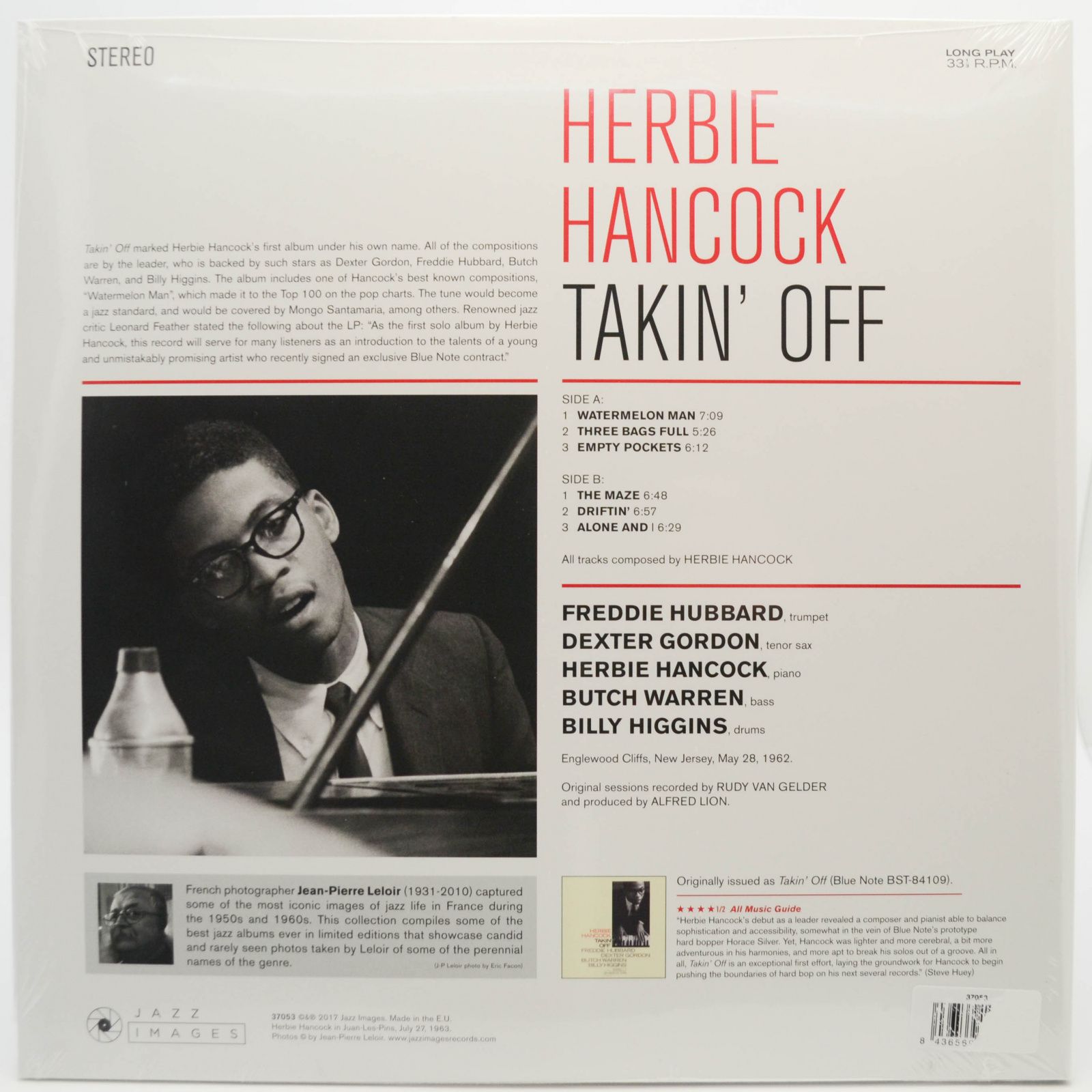 Виниловая пластинка Herbie Hancock — Takin' Off, 1962