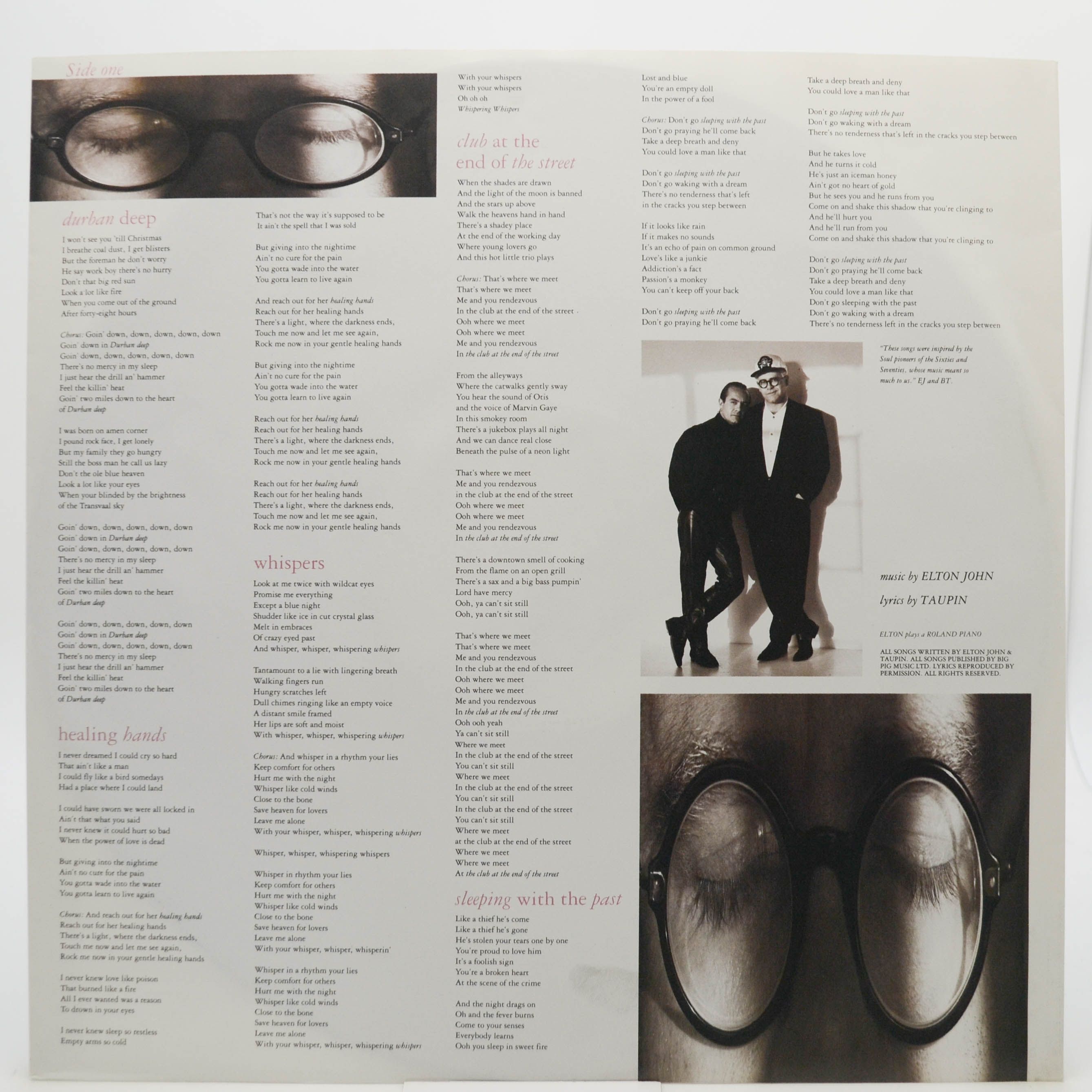 Elton John — Sleeping With The Past, 1989