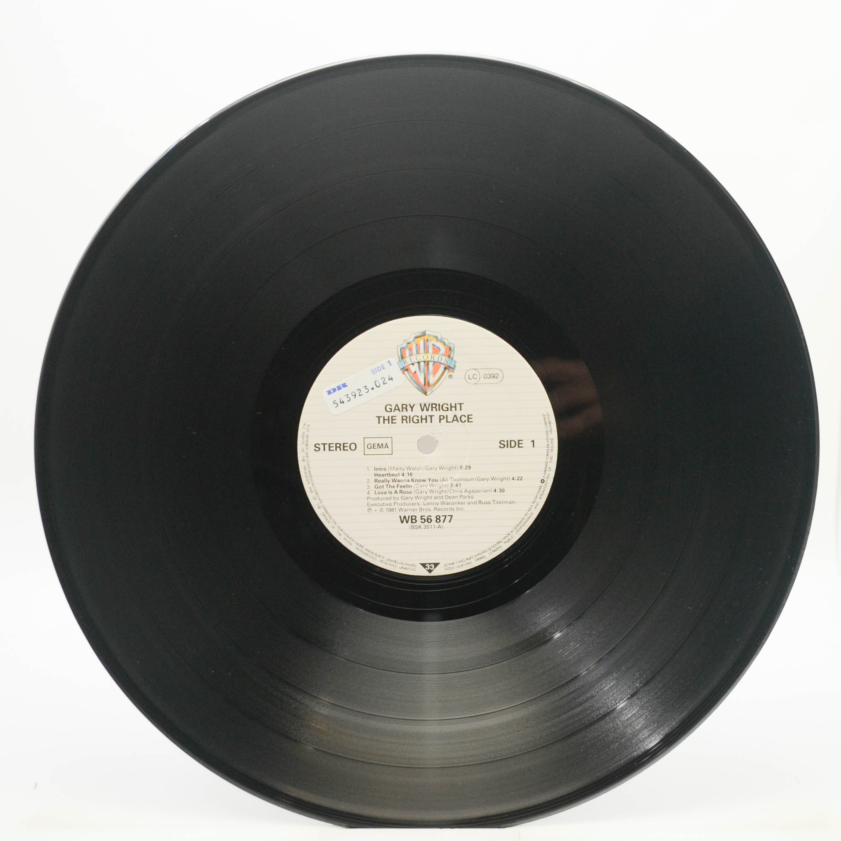 Виниловая пластинка Gary Wright — The Right Place, 1981