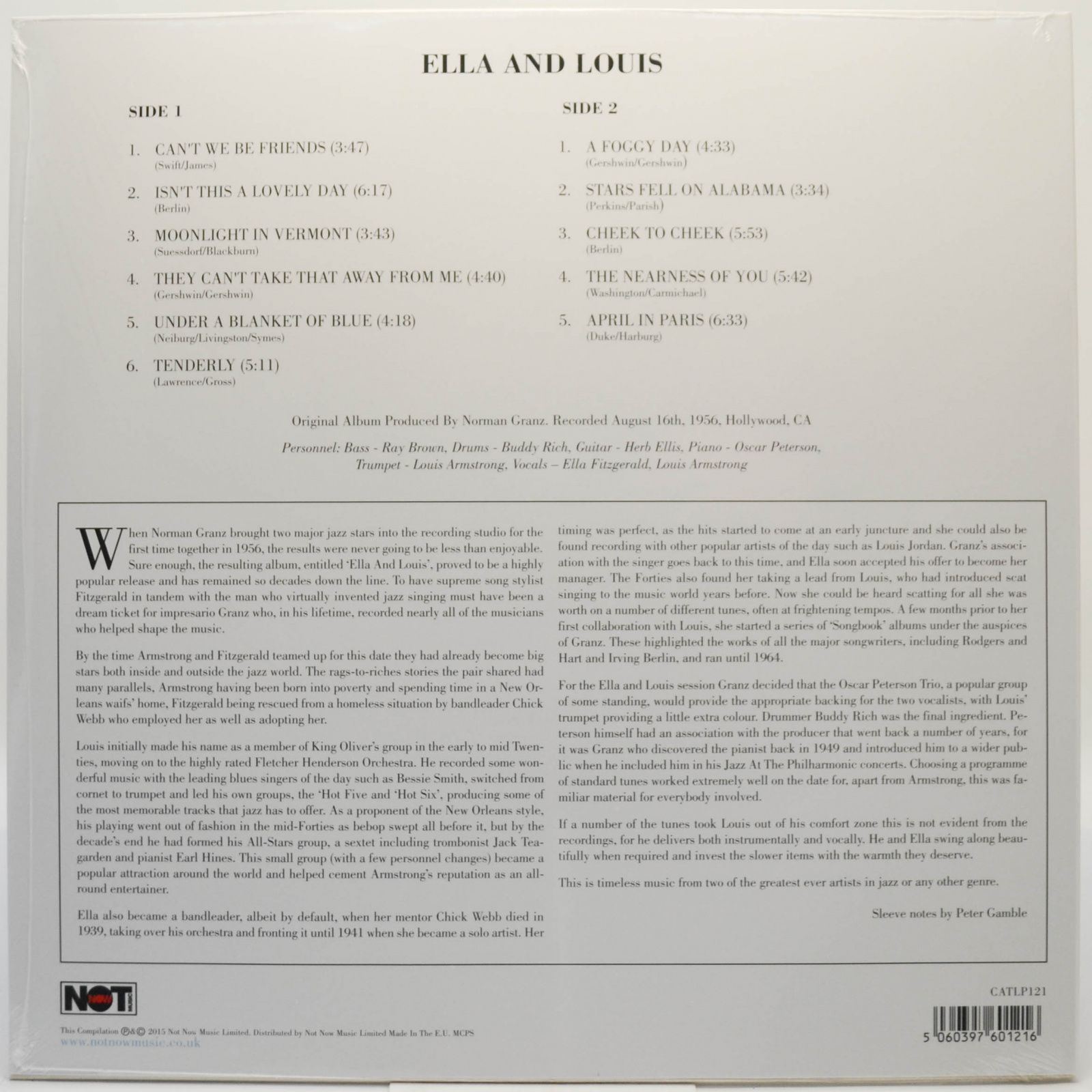 Ella Fitzgerald & Louis Armstrong — Ella And Louis, 1956