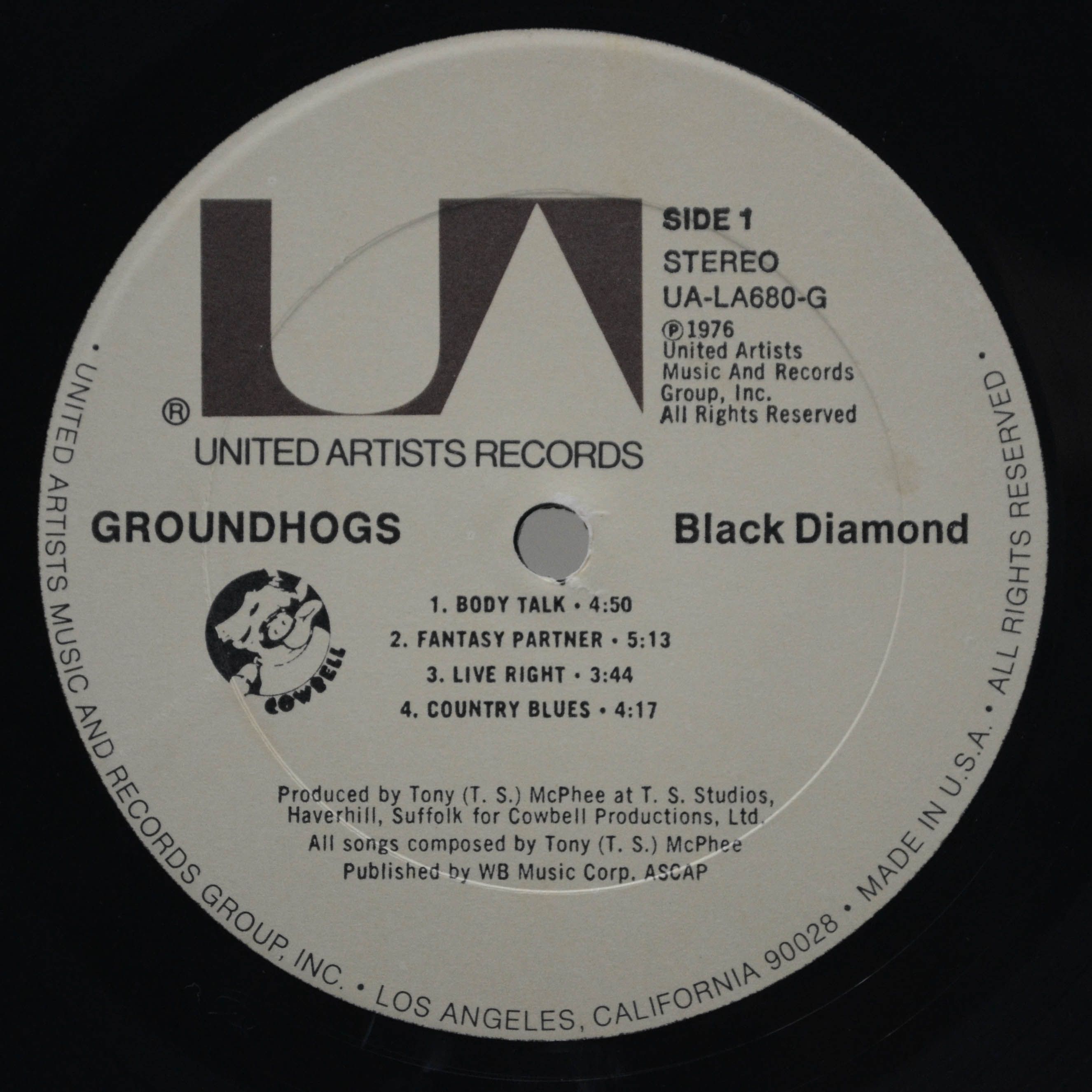 Groundhogs — Black Diamond (USA), 1976