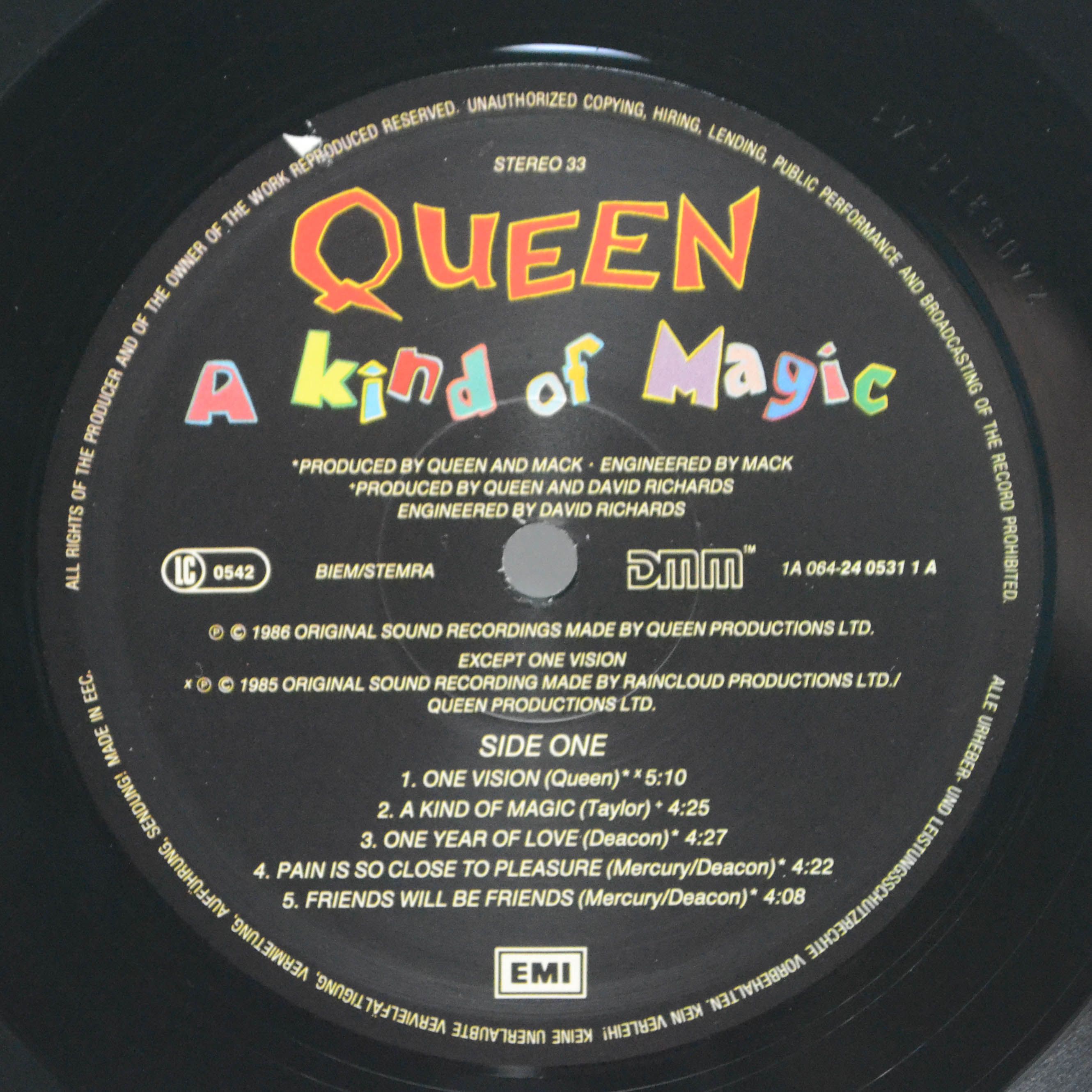 Queen — A Kind Of Magic, 1986
