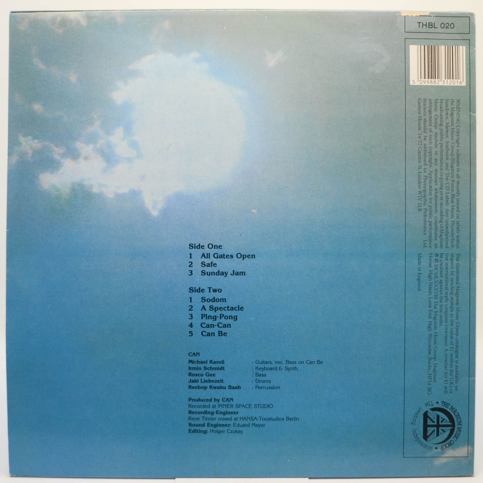 Can — Inner Space (UK), 1978