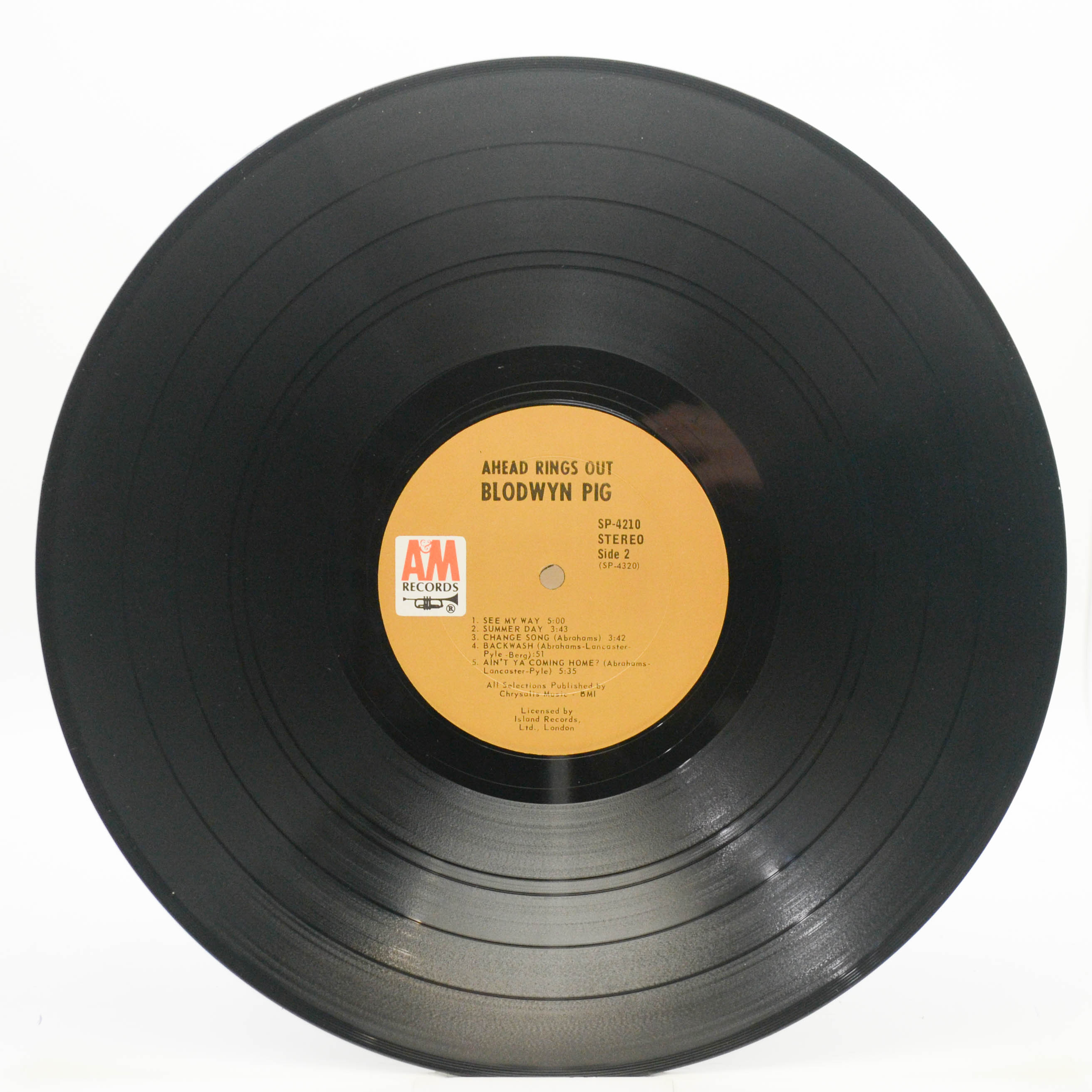 Виниловая пластинка Blodwyn Pig — Ahead Rings Out (USA), 1969
