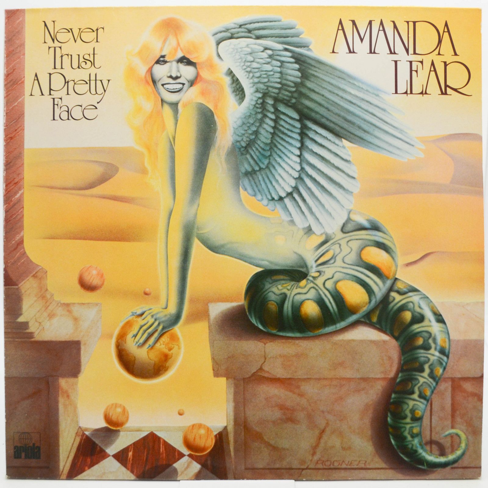 Виниловая пластинка Amanda Lear — Never Trust A Pretty Face, 1979