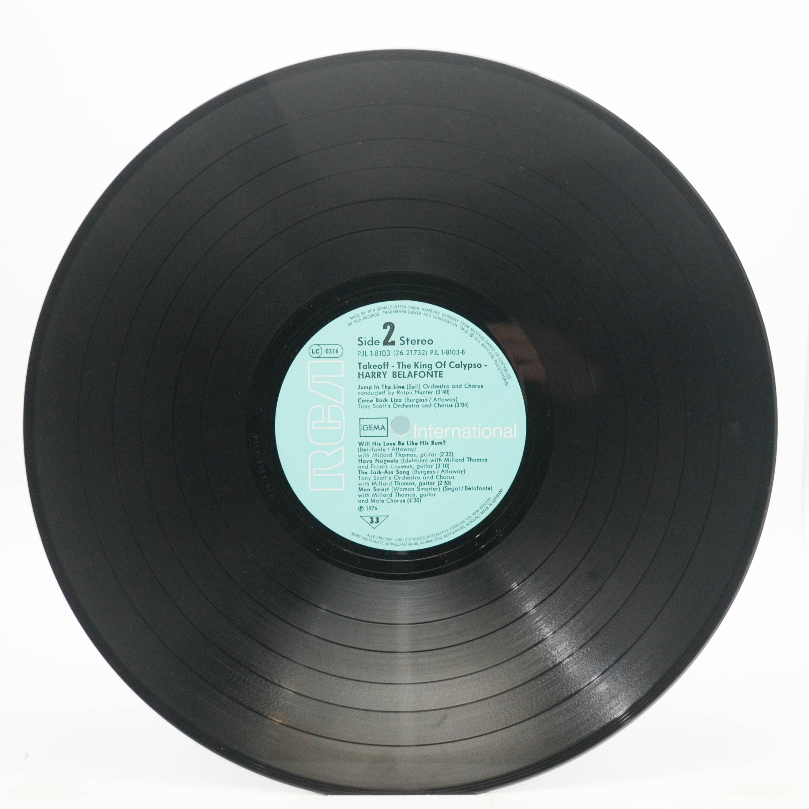 Harry Belafonte — The King Of Calypso, 1976