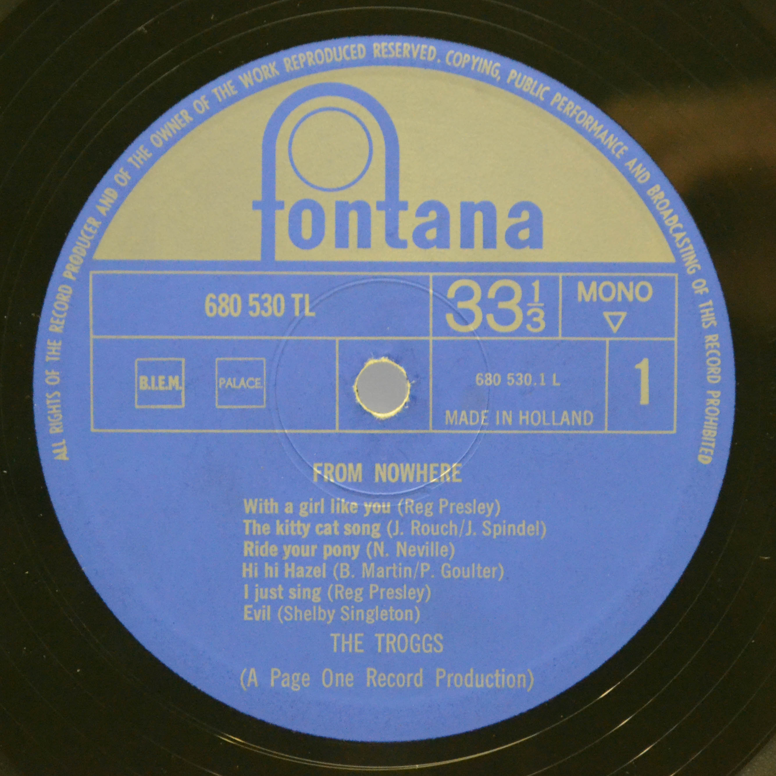 Troggs — From Nowhere, 1966