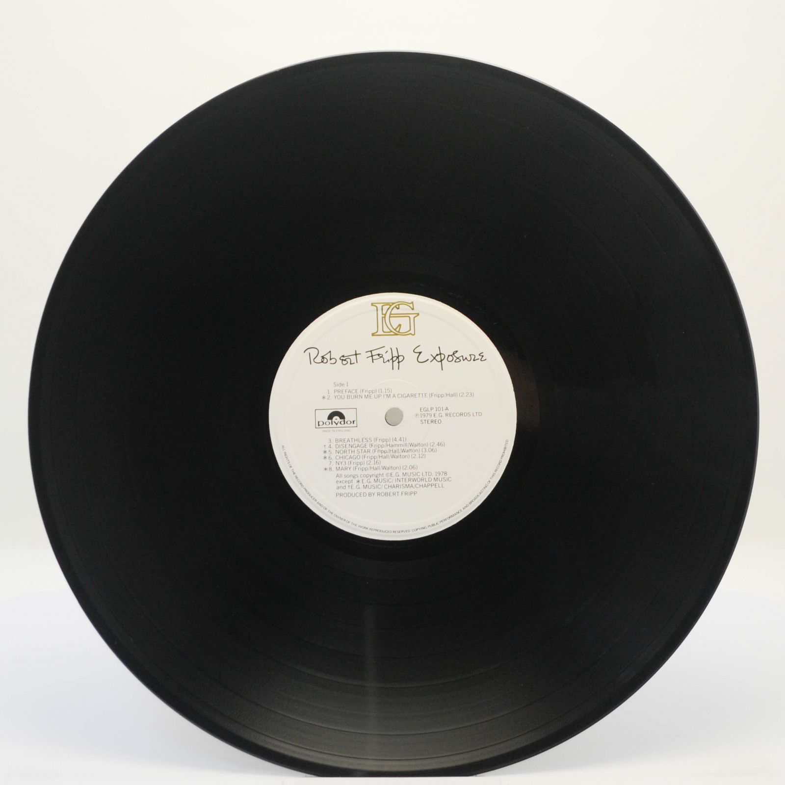 Robert Fripp — Exposure (1-st, UK), 1979