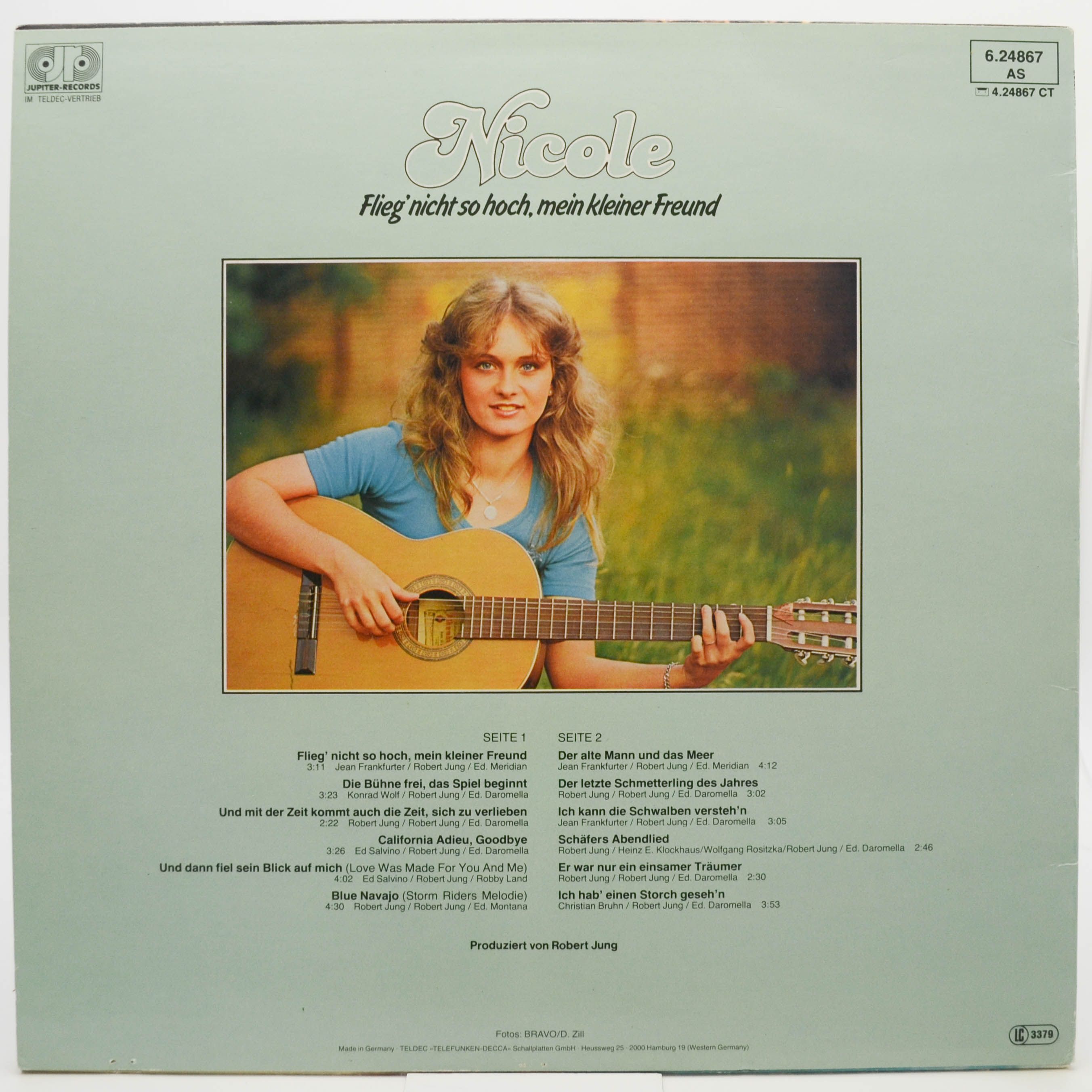 Виниловая пластинка Nicole — Flieg' Nicht So Hoch, Mein Kleiner Freund, 1981