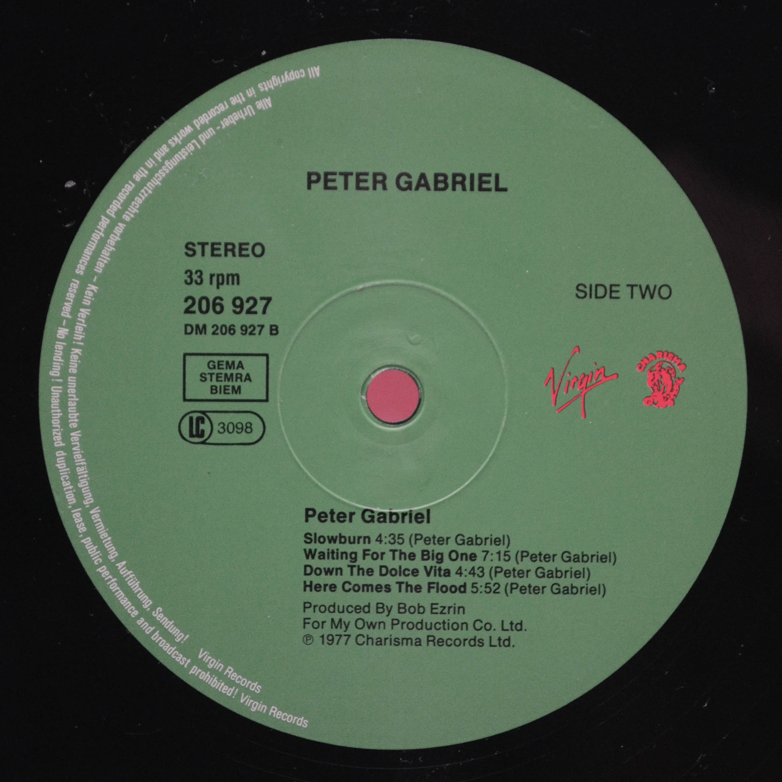 Peter Gabriel — Peter Gabriel, 1985