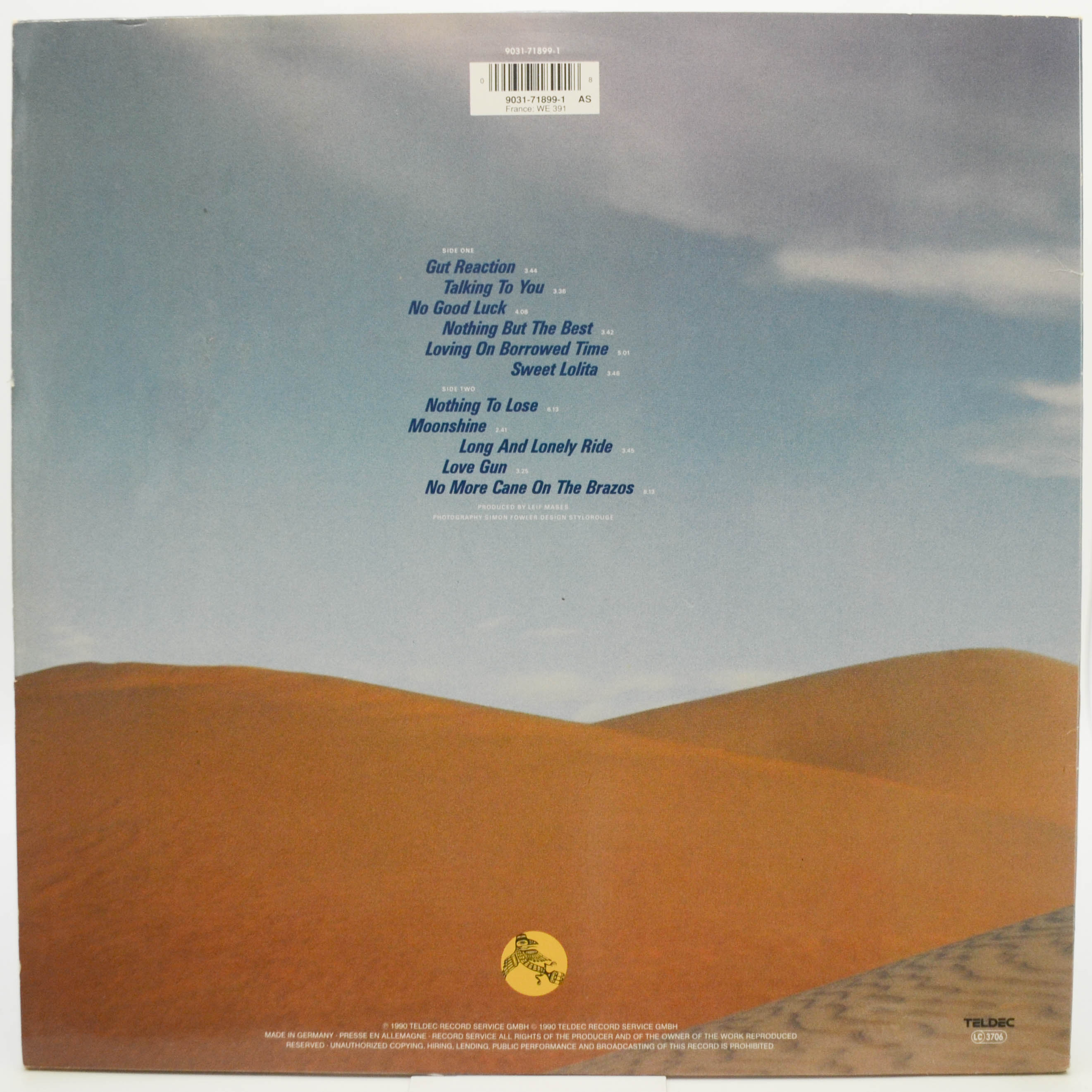 Ian Gillan — Naked Thunder, 1990