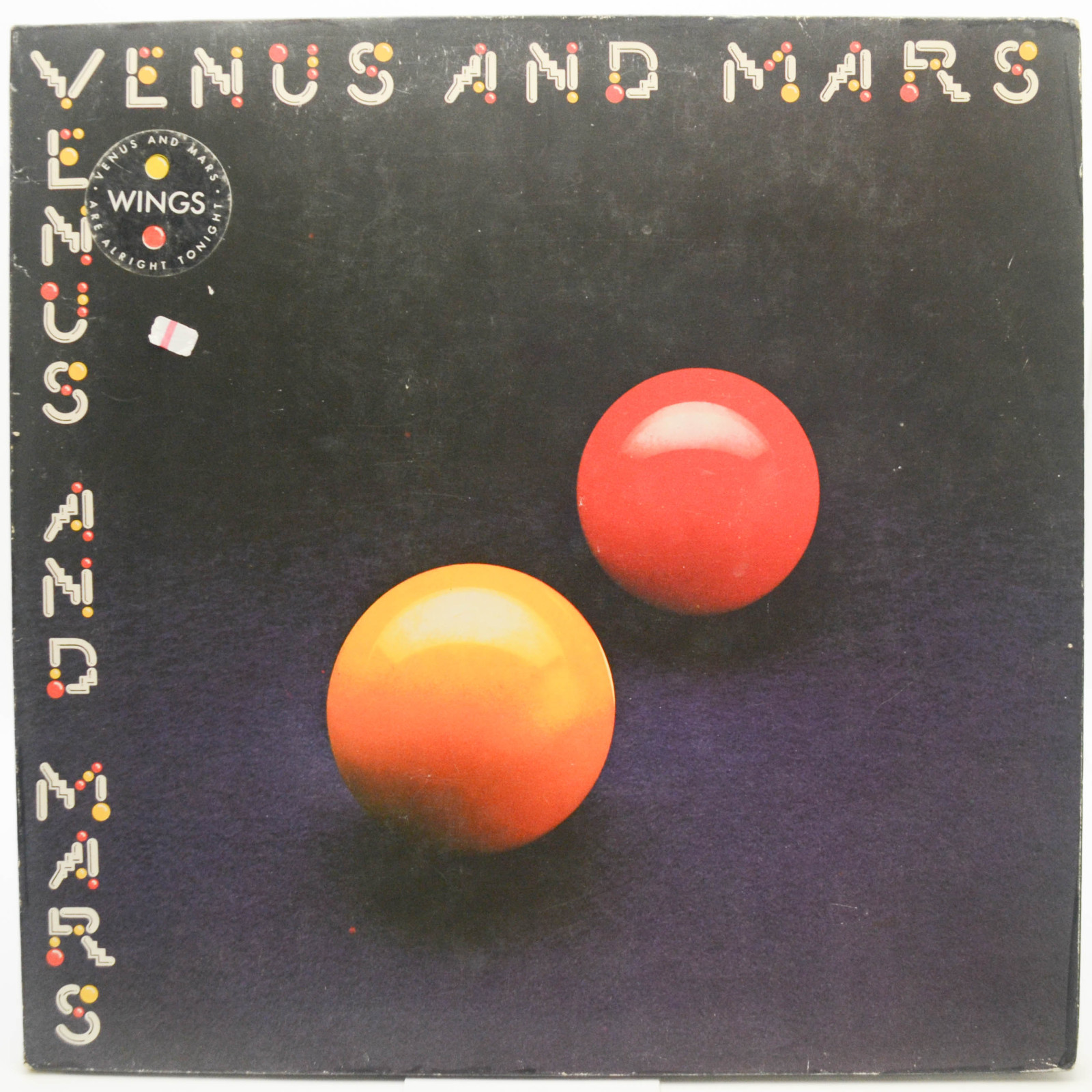 Wings — Venus And Mars (2 stickers), 1975